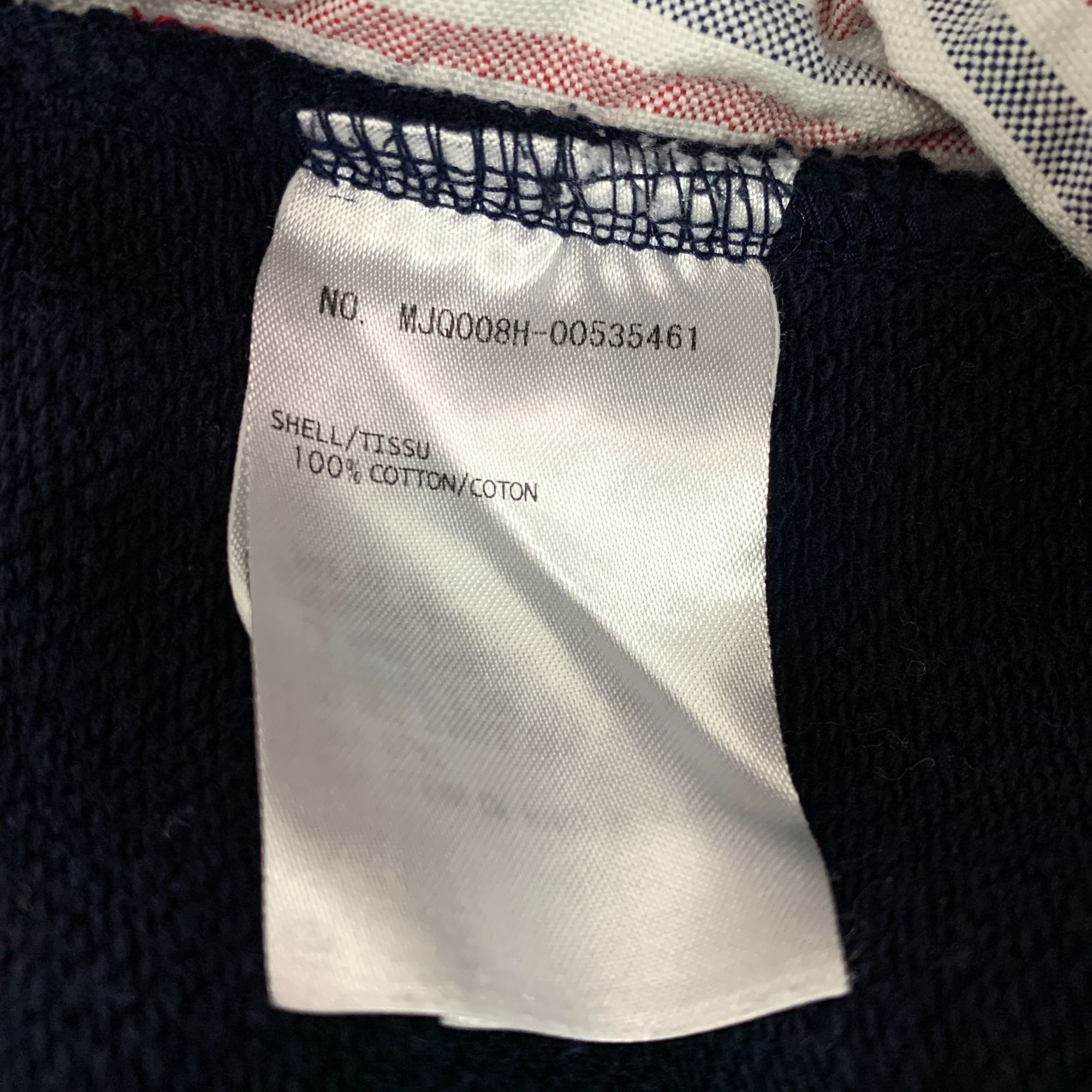 Thom Browne Thom Browne Dark Blue Cotton Four-Bar Stripe Drawstring Spor Size 24" / US 00 / IT 34 - 3 Thumbnail