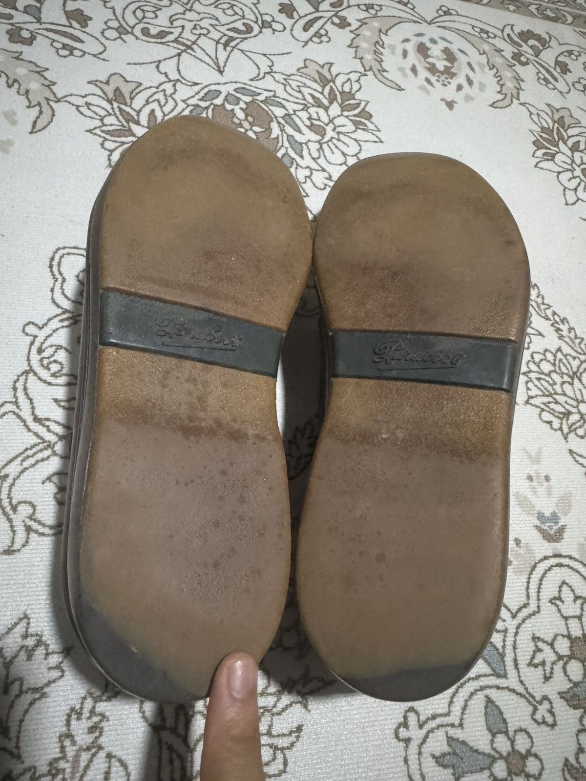 Genuine Leather × Paraboot Paraboot Leather Low Cut Thiers Lisse America Shoes Size US 13 / EU 46 - 6 Thumbnail