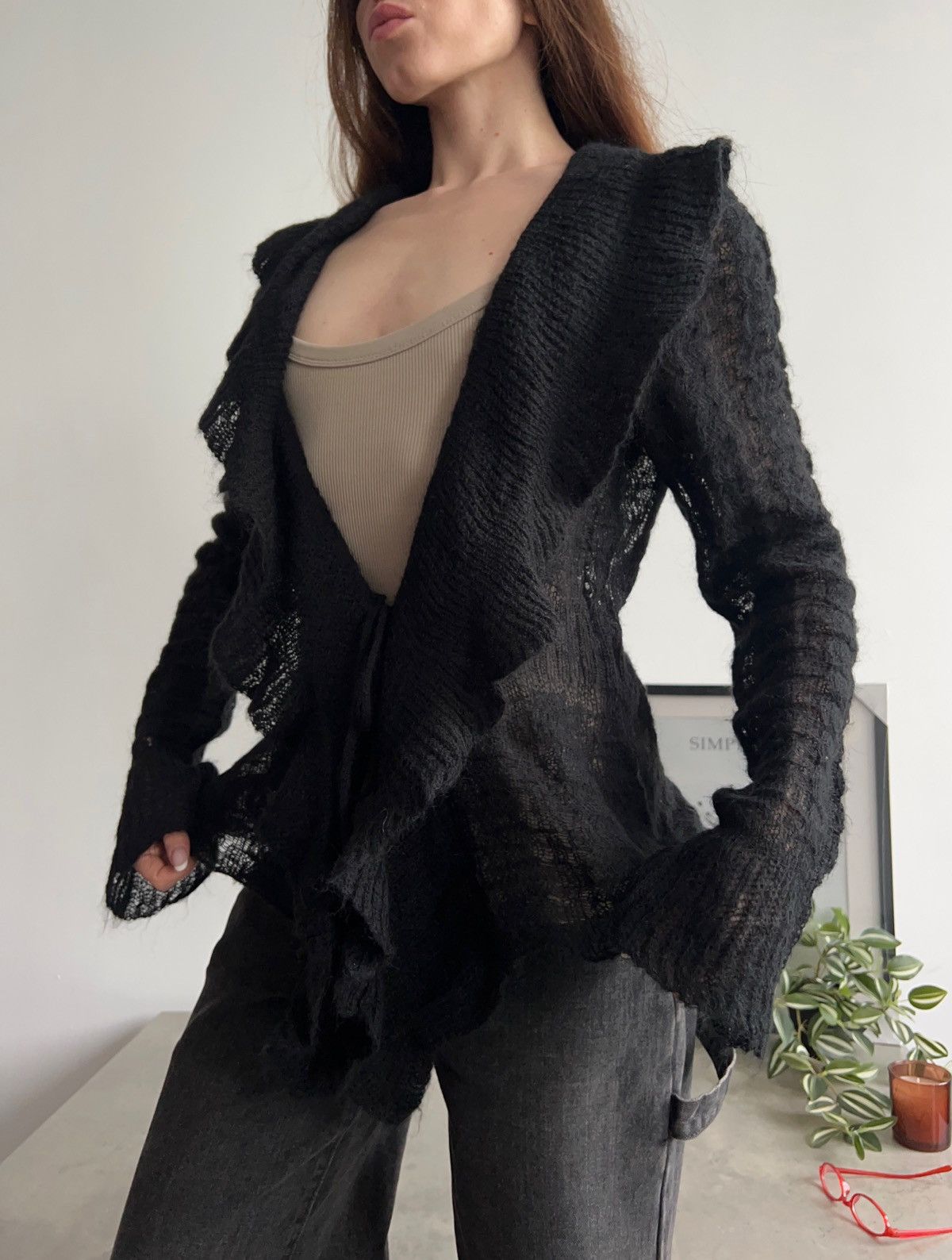 Vintage Mohair Cardigan Vintage Size M / US 6-8 / IT 42-44 - 3 Thumbnail