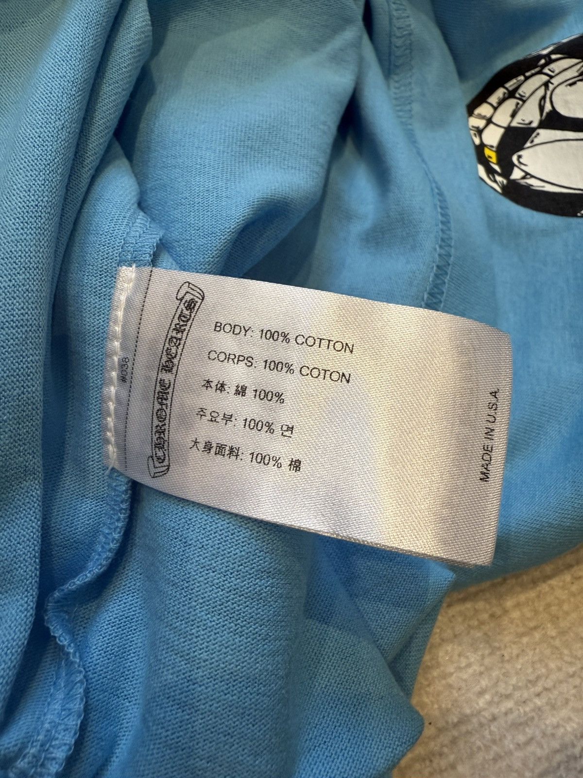 Chrome Hearts × Matty Boy Chrome Hearts PPO Matty Boy Exclusive Blue Tee Size US L / EU 52-54 / 3 - 10 Thumbnail