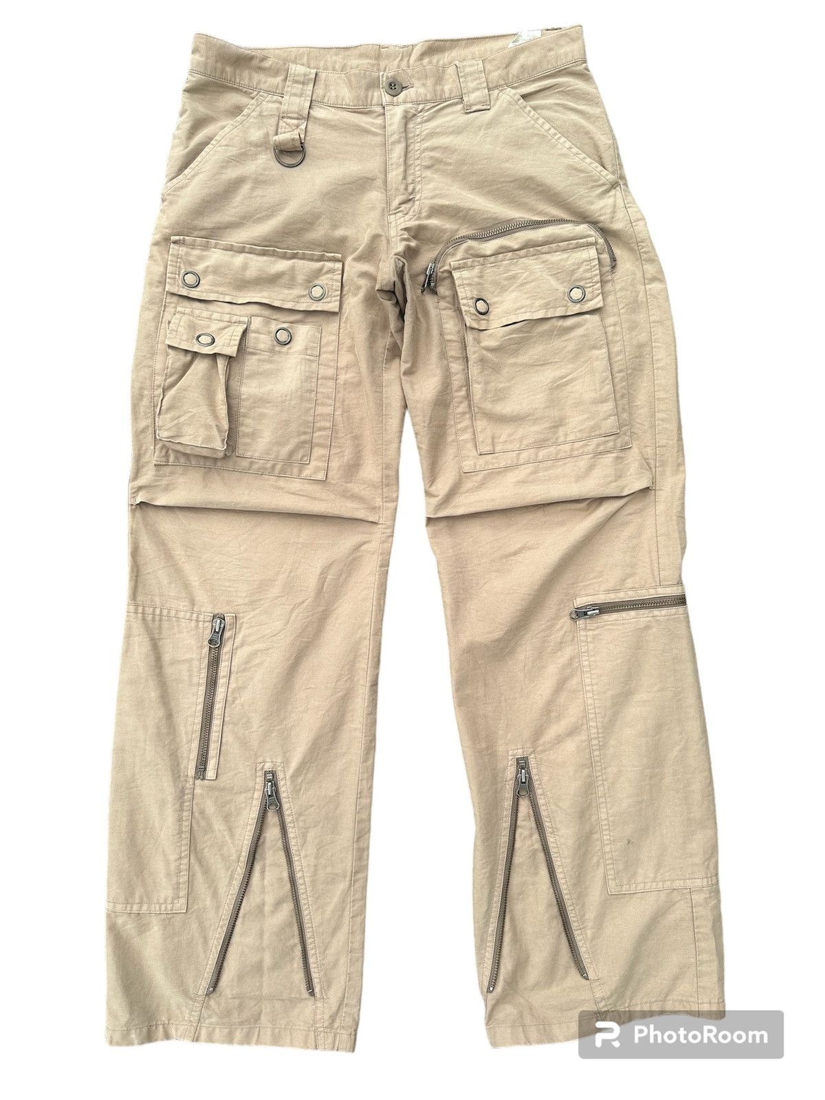 If Six Was Nine CARGO PANTS SENDITIONARIES MULTIPOCKET GAS MASK 15 POCKET Size US 30 / EU 46 - 2 Thumbnail