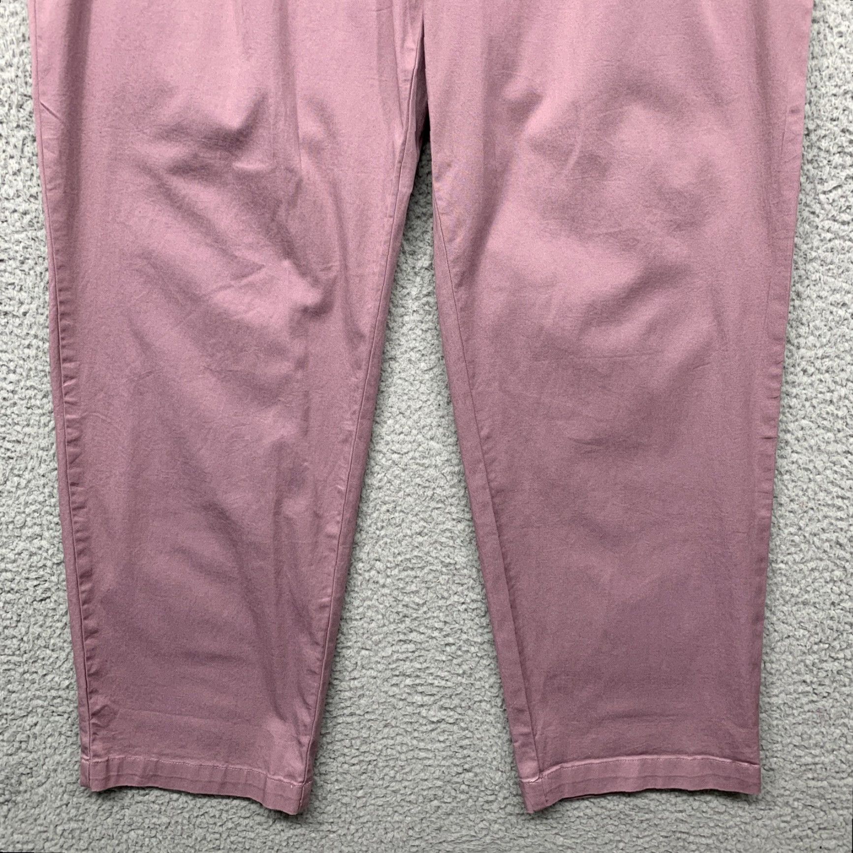 Vintage A New Day Womens Pants Size 16 High-Rise Relaxed Fit Tapered Ankle Lilac NWOT Size 38" / US 16 / IT 52 - 3 Thumbnail
