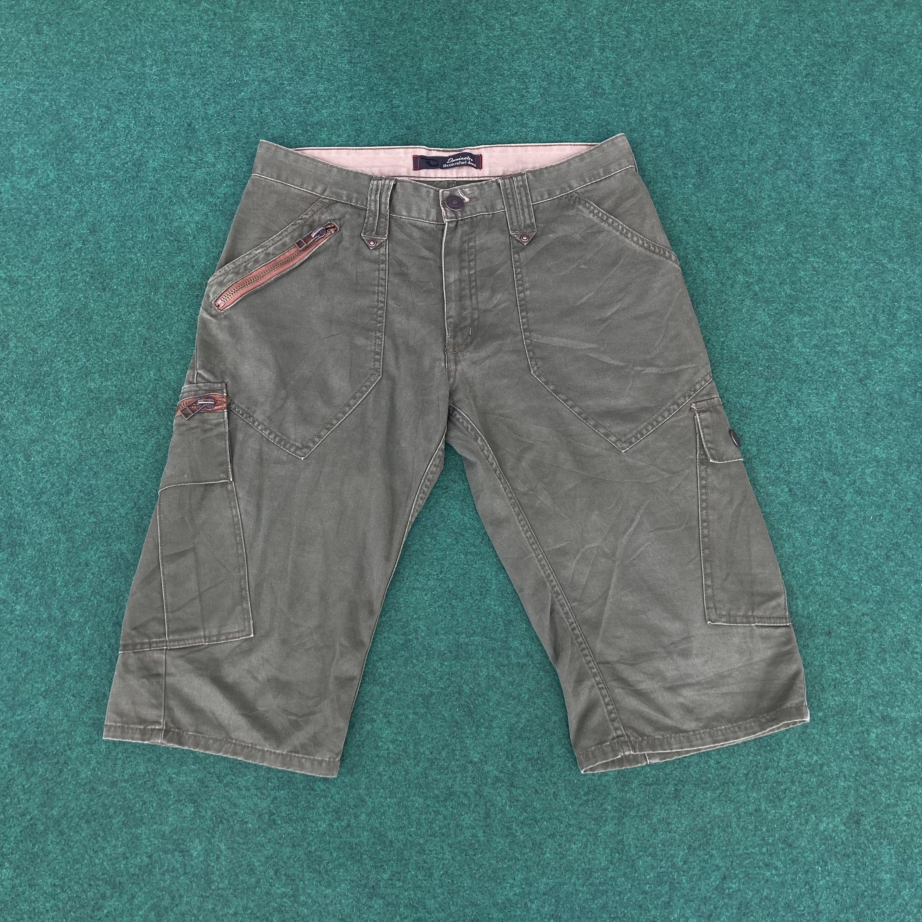 Designer × Japanese Brand Vtg Dominate Shorts Jorts Pant Multipocket Cargo Jeans Size US 32 / EU 48 - 1 Thumbnail