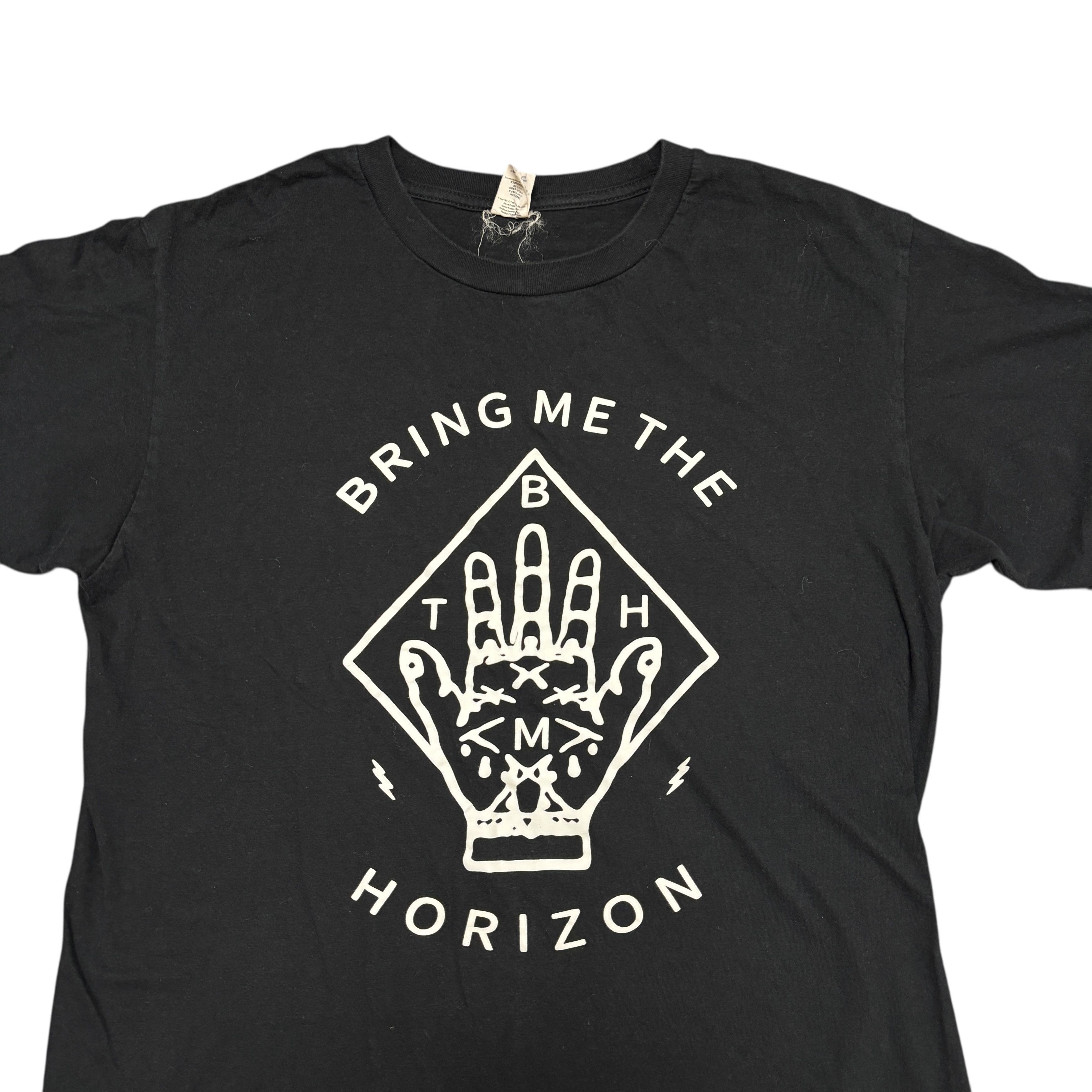 Band Tees Bring Me The Horizon Shirt Tour Y2K Metalcore Rock Band Tee Size US M / EU 48-50 / 2 - 2 Thumbnail