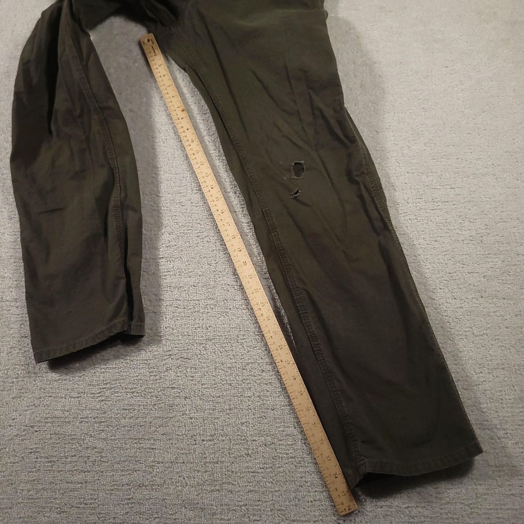 Carhartt Carhartt Pants Mens 32x35 Green Carpenter Work Utility Hammer Loop Canvas Rugged Size US 32 / EU 48 - 2 Thumbnail