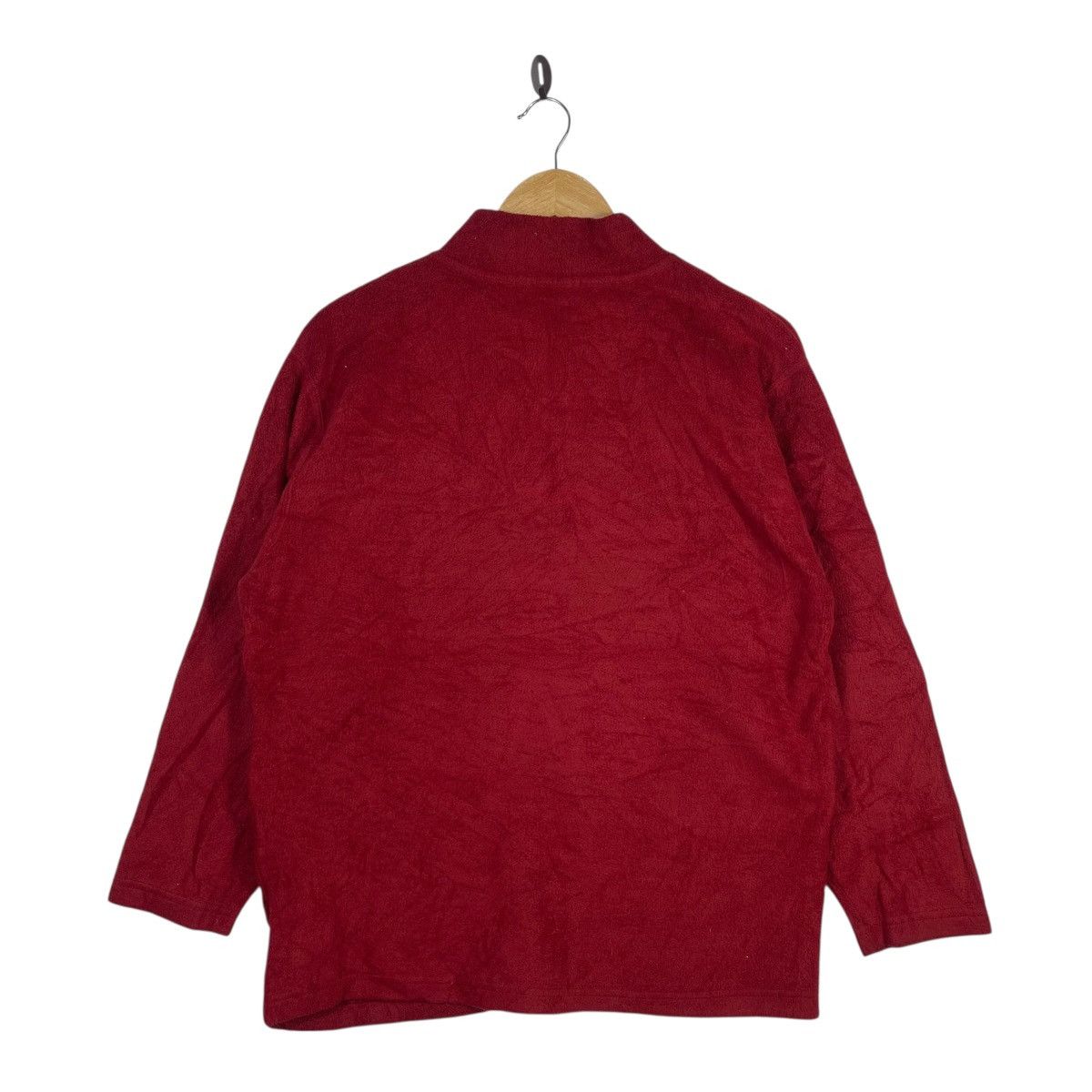 Vintage Wave Edition Knitwear Reindeer Pattern Half Zip Fleece Size US L / EU 52-54 / 3 - 4 Thumbnail