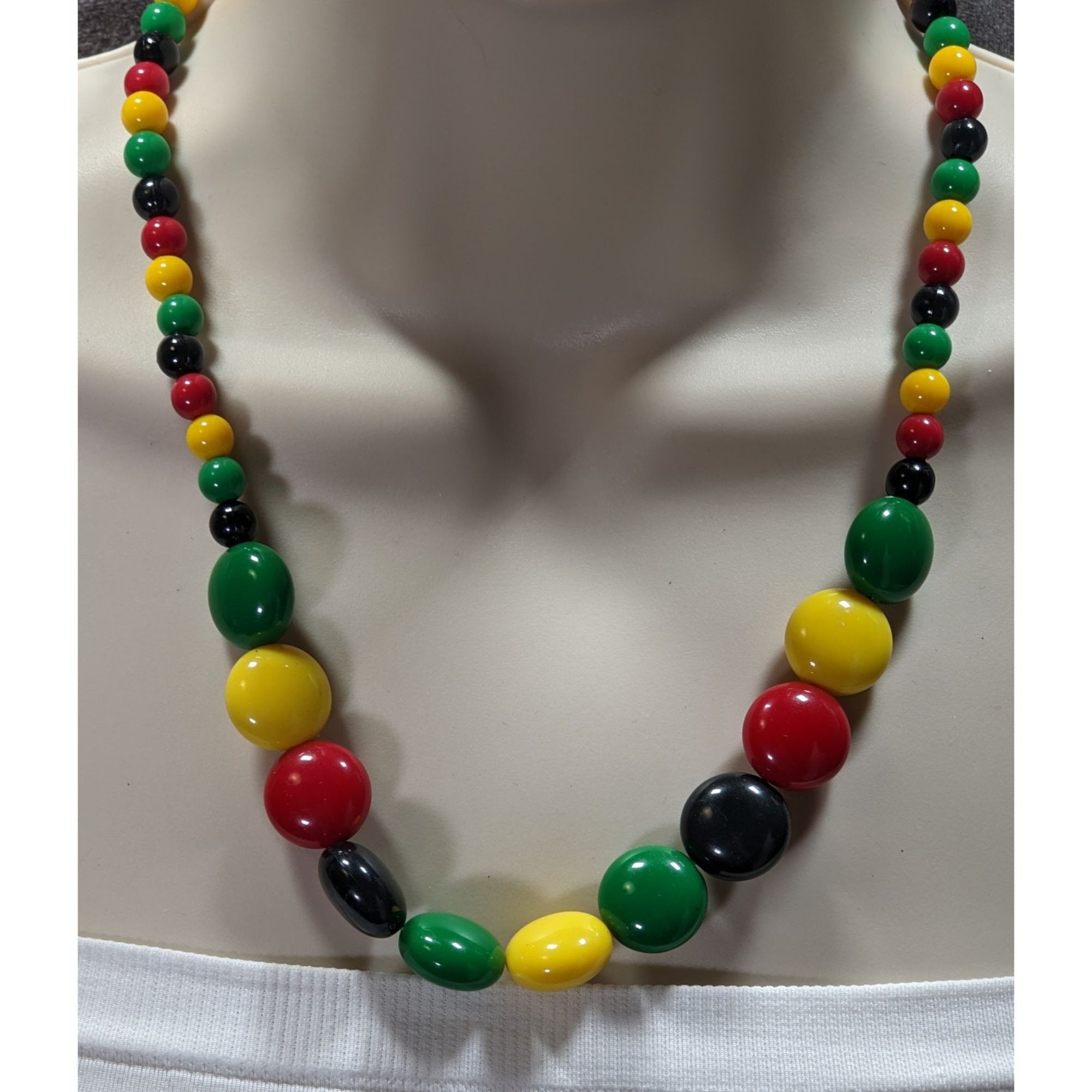 Other Rainbow Candycore Funky Graduated Bead Necklace Size ONE SIZE - 6 Thumbnail