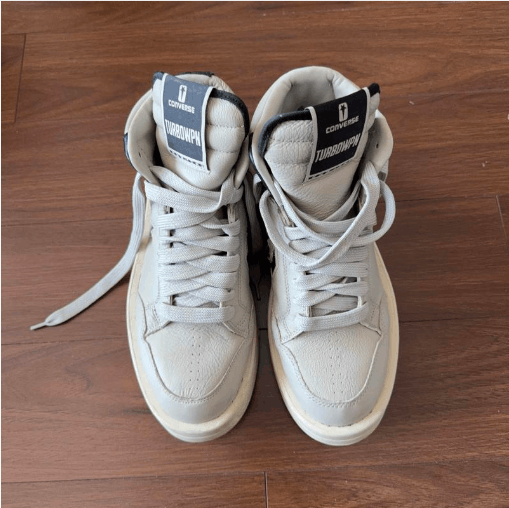 Rick Owens Rick Owens mid-top sneakers black and white Size US 9.5 / EU 42-43 - 2 Thumbnail
