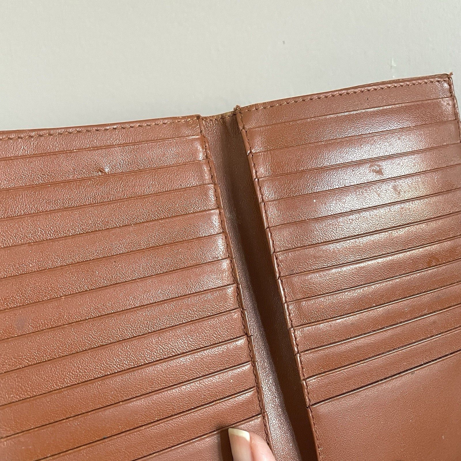 MCM Vintage MCM Cognac Visetos Leather Wallet & Cardholder Size ONE SIZE - 10 Thumbnail