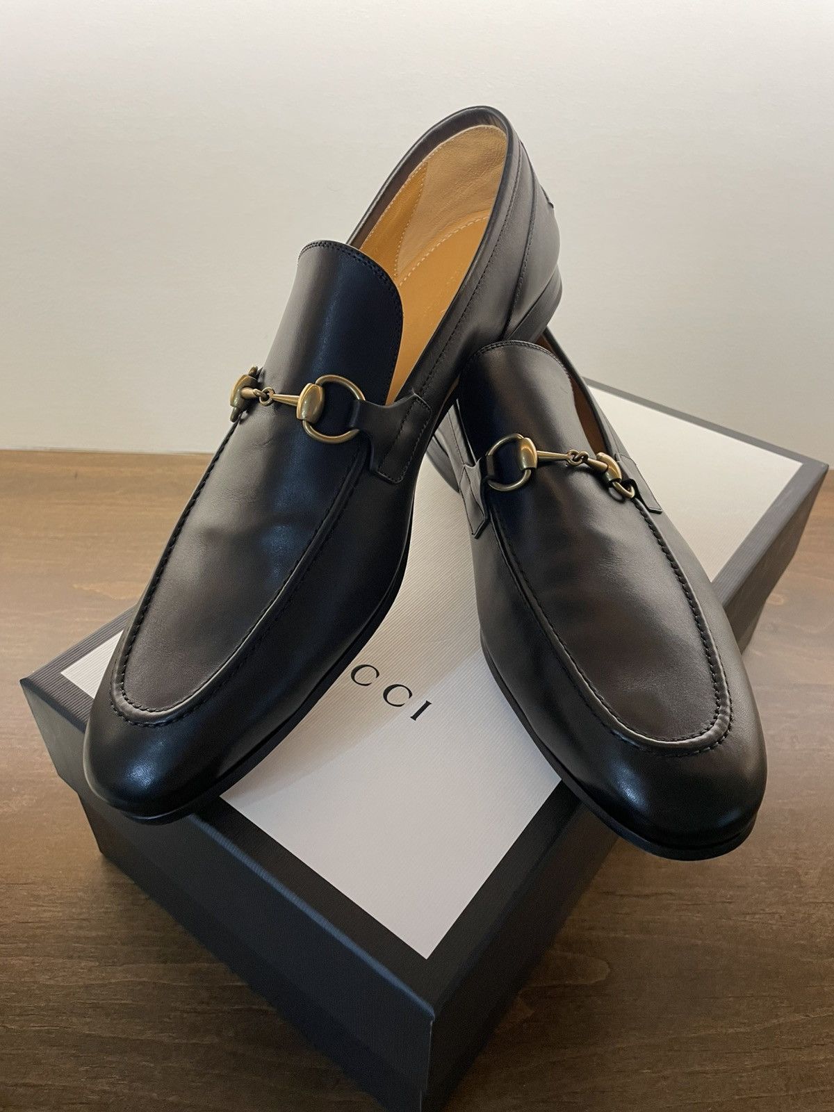 Gucci Black Gucci Jordan Loafer Size US 11.5 / EU 44-45 - 1 Thumbnail