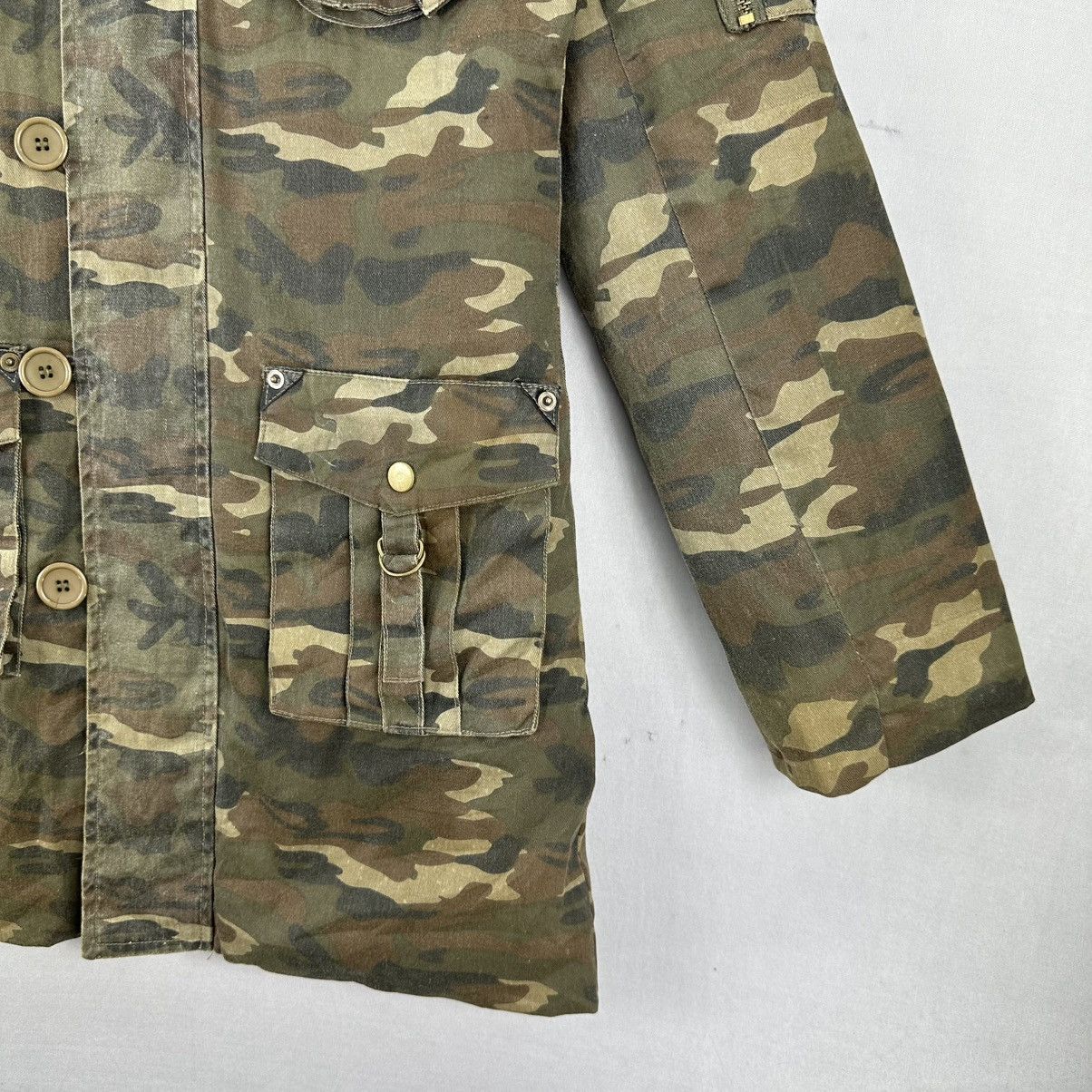 If Six Was Nine Vintage Parka Camo Fur Hoodie Punk LGB Style by Body Shake Size XS / US 0-2 / IT 36-38 - 3 Thumbnail