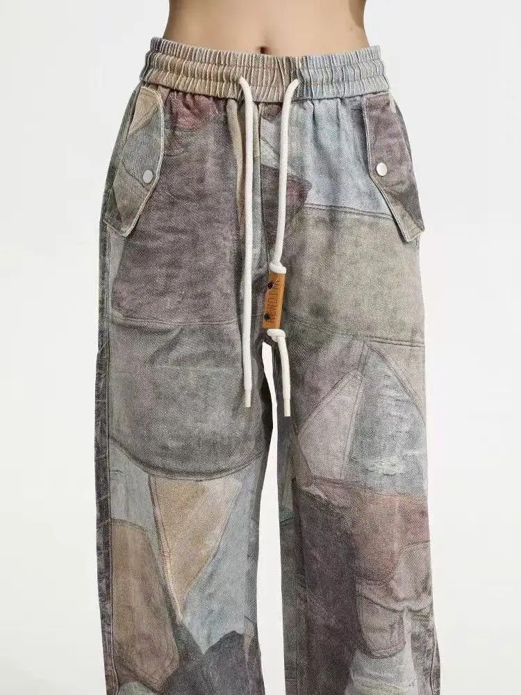 Designer × Japanese Brand Hip Hop Harajuku Streetwear Loose Casual Pants Size US 32 / EU 48 - 4 Thumbnail
