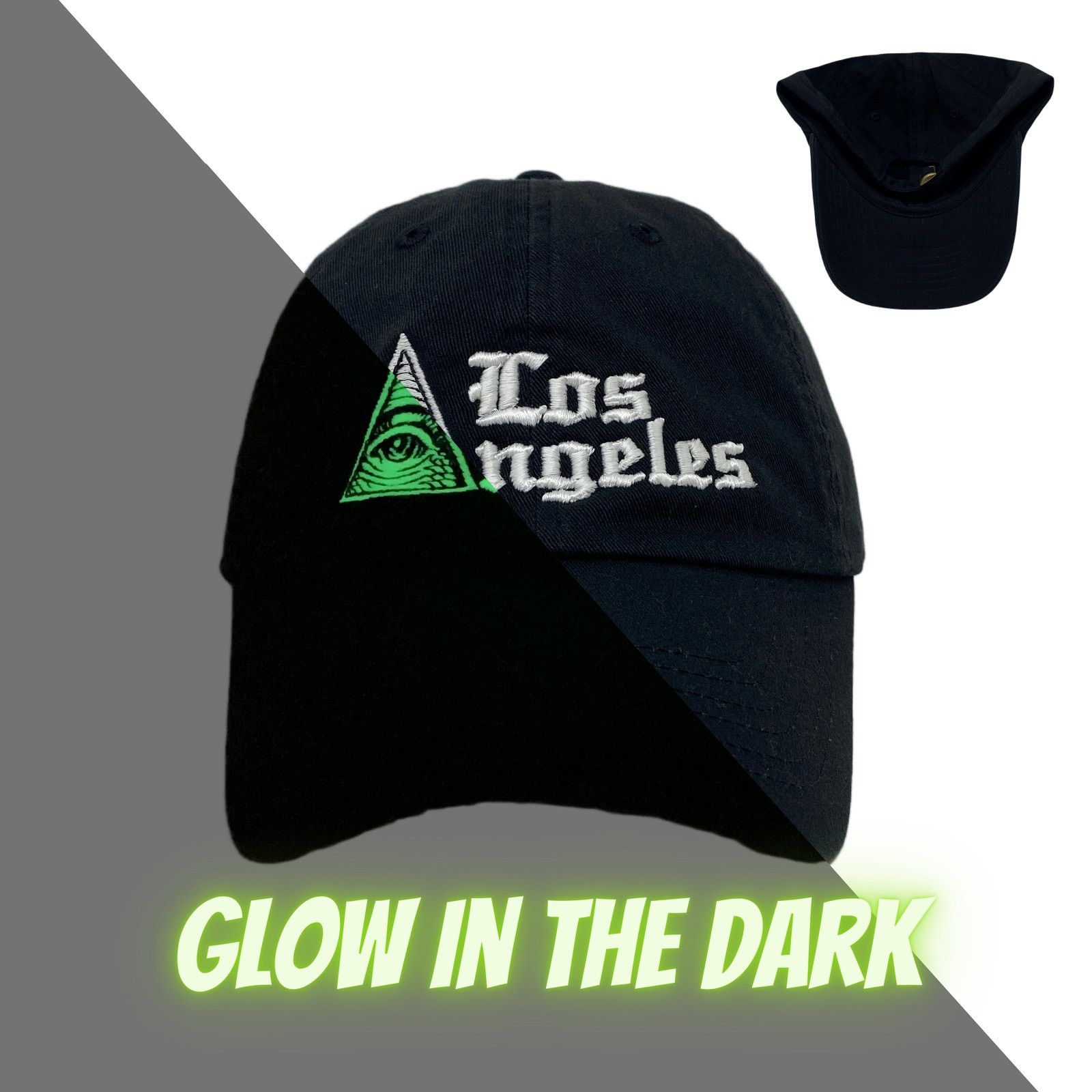 Other Los Angeles LA Illuminati Secret Dad Hat GLOW In The Dark Size ONE SIZE - 1 Thumbnail