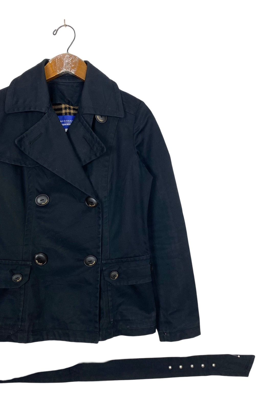 Burberry Rare‼️ Burberry Blue Label Belted Jacket Size S / US 4 / IT 40 - 4 Thumbnail