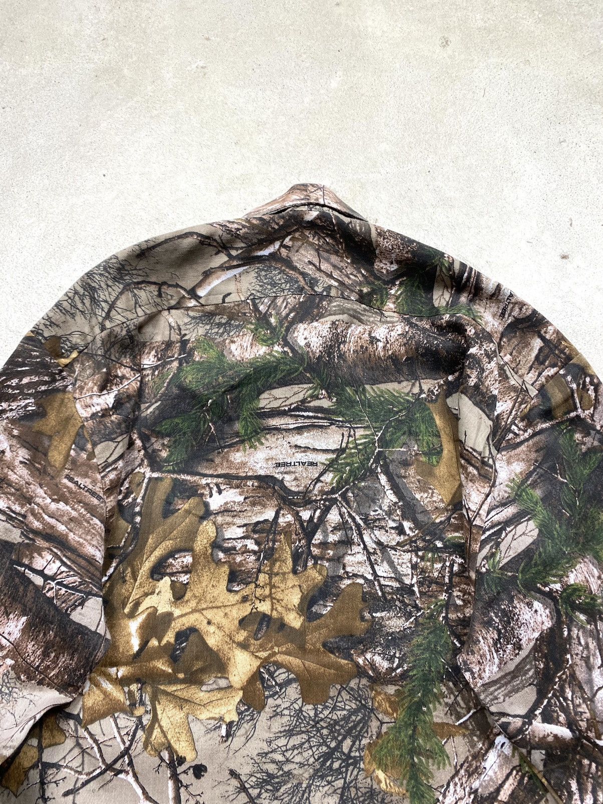 Vintage Vintage 1990s Forest Tree Camouflage Shirt Y2K Hype Size US XL / EU 56 / 4 - 14 Thumbnail
