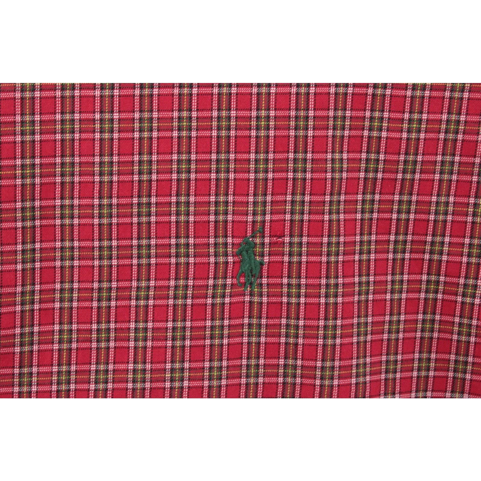 Polo Ralph Lauren VINTAGE Polo Ralph Lauren Shirt Men's Big 4XB Red Black Plaid Long Sleeve Button Preppy Mens Size US XXL / EU 58 / 5 - 6 Thumbnail