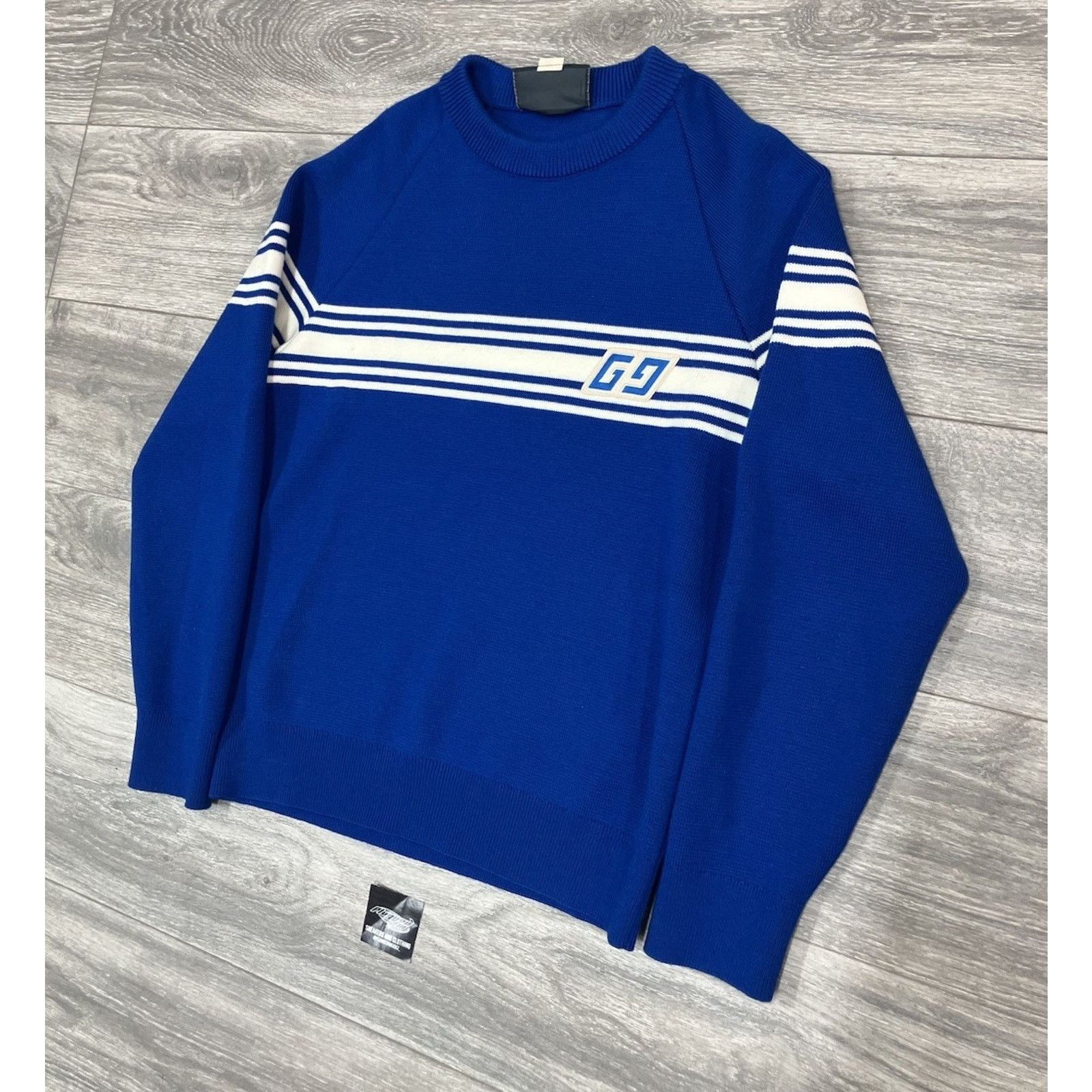 Gucci Gucci Knit Wool Sweater With Square GG | EXCELLENT! Size US M / EU 48-50 / 2 - 5 Thumbnail