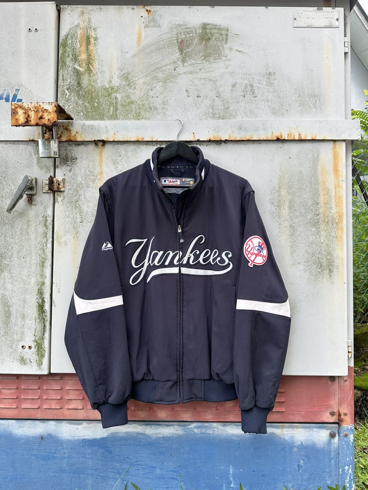 Majestic 👹Yankees X Majestic MLB Bomber Jacket Size US M / EU 48-50 / 2 - 1 Thumbnail