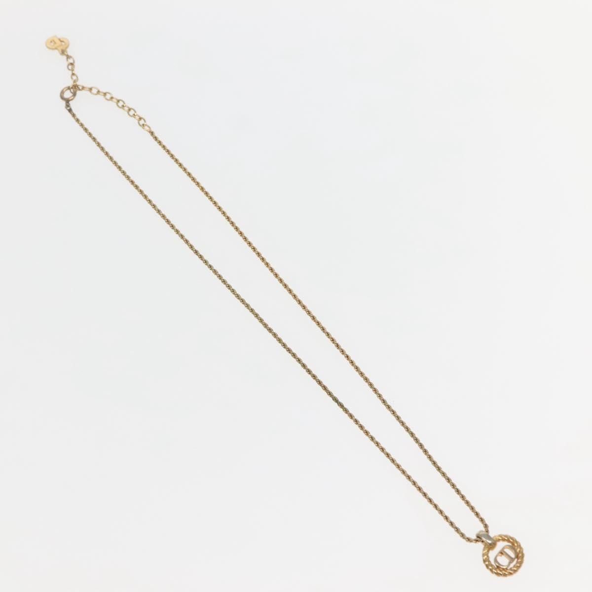 Dior Christian Dior CD Pendant Necklace Gold-plated Size ONE SIZE - 1 Thumbnail