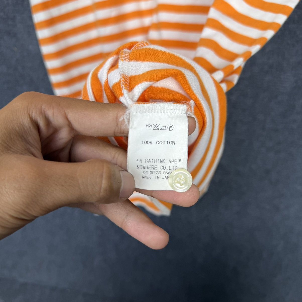 Bape BABY MILO by A BATHING APE Striped Polo Shirt Size US L / EU 52-54 / 3 - 7 Thumbnail