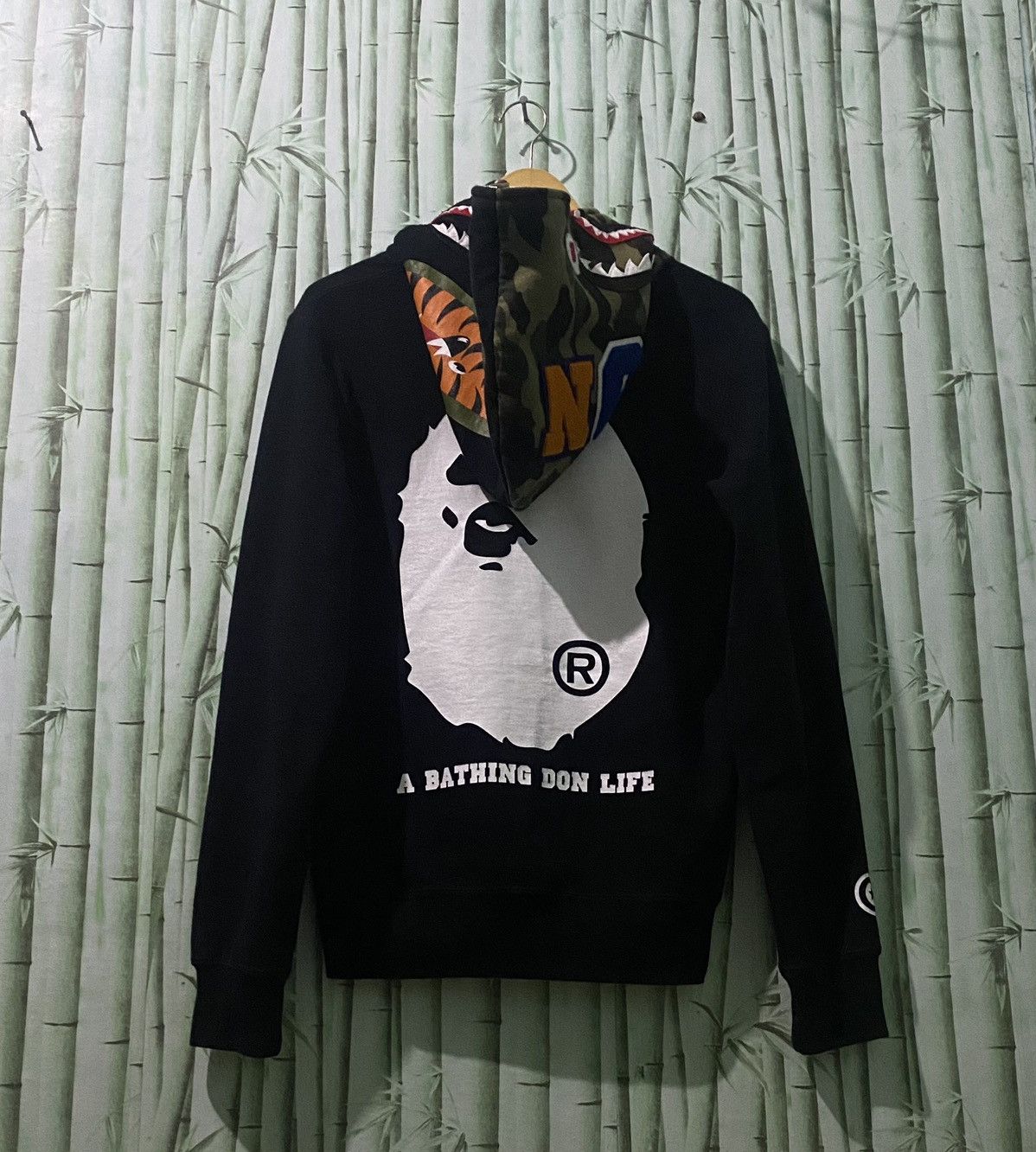 Bape Bape x Big Sean Don Life Shark Full Zip Hoodie Grailed