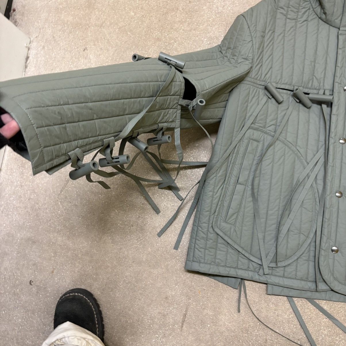 Craig Green Craig green deconstructed tyvek jacket in green Size US L / EU 52-54 / 3 - 4 Thumbnail