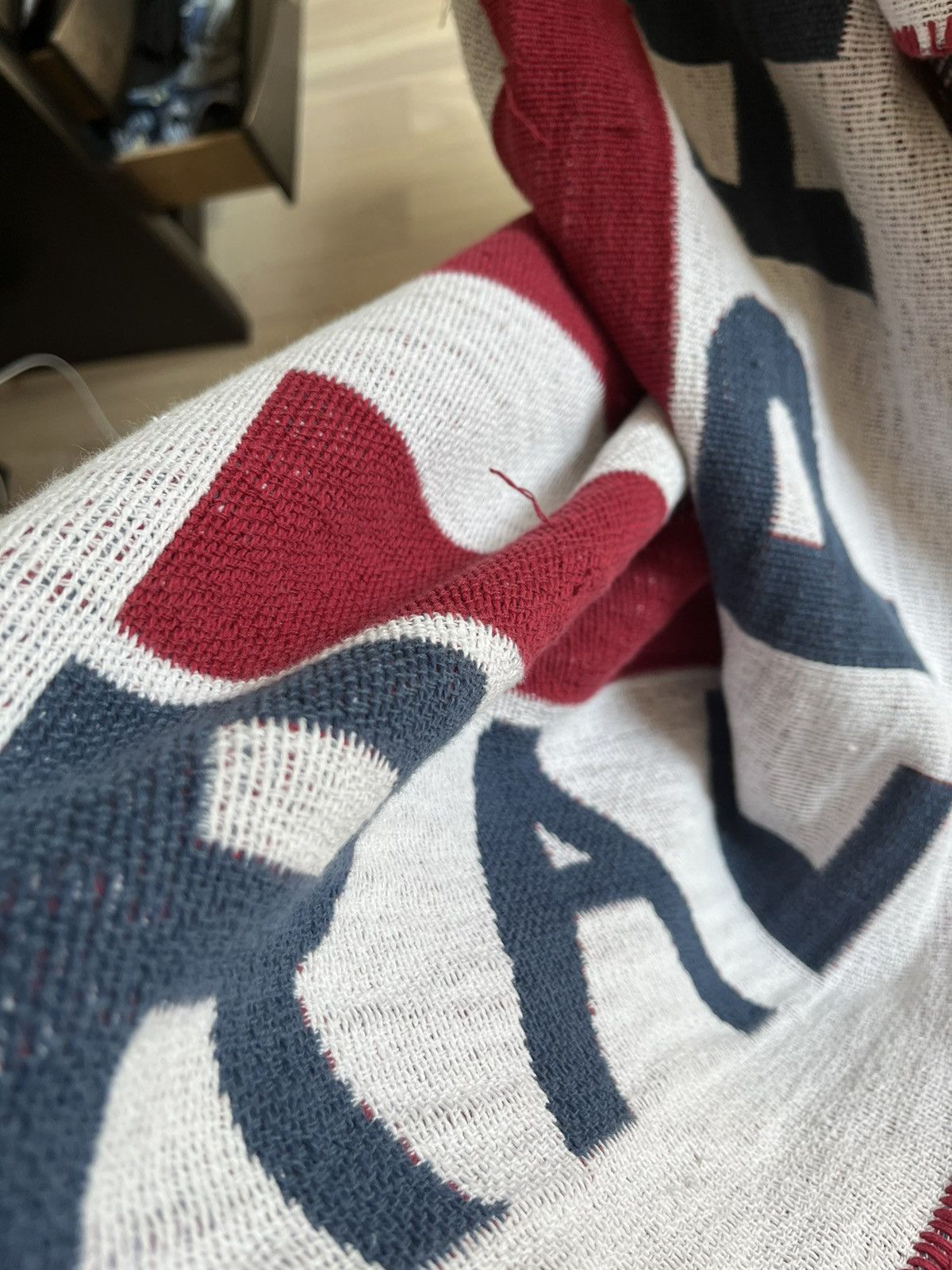 Ralph Lauren RALPH LAUREN *RARE* RL USA 80s Blanket Size ONE SIZE - 4 Thumbnail