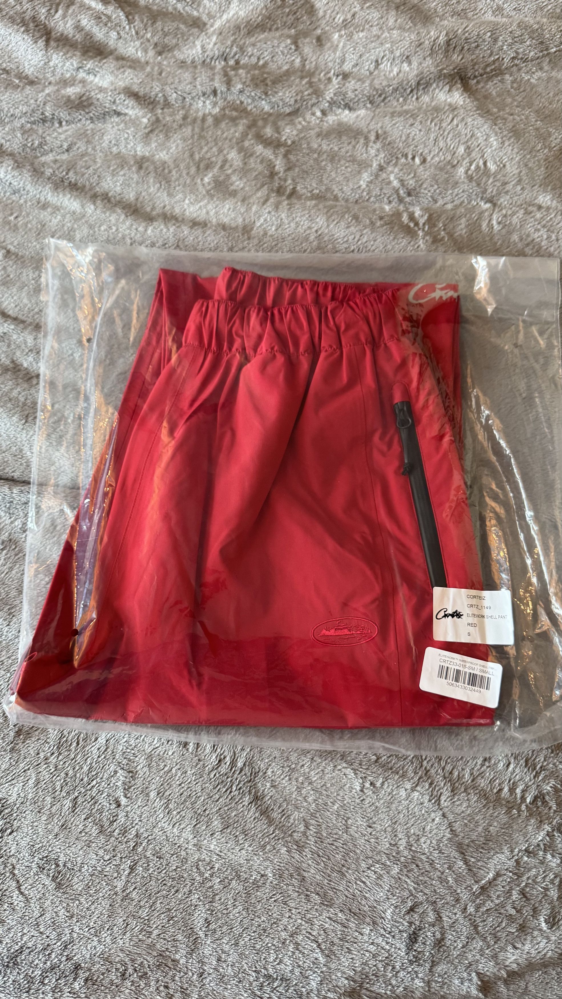 Corteiz CORTEIZ ELITEWORK™ WATERPROOF SHELL PANT [RED] Size US 30 / EU 46 - 5 Thumbnail