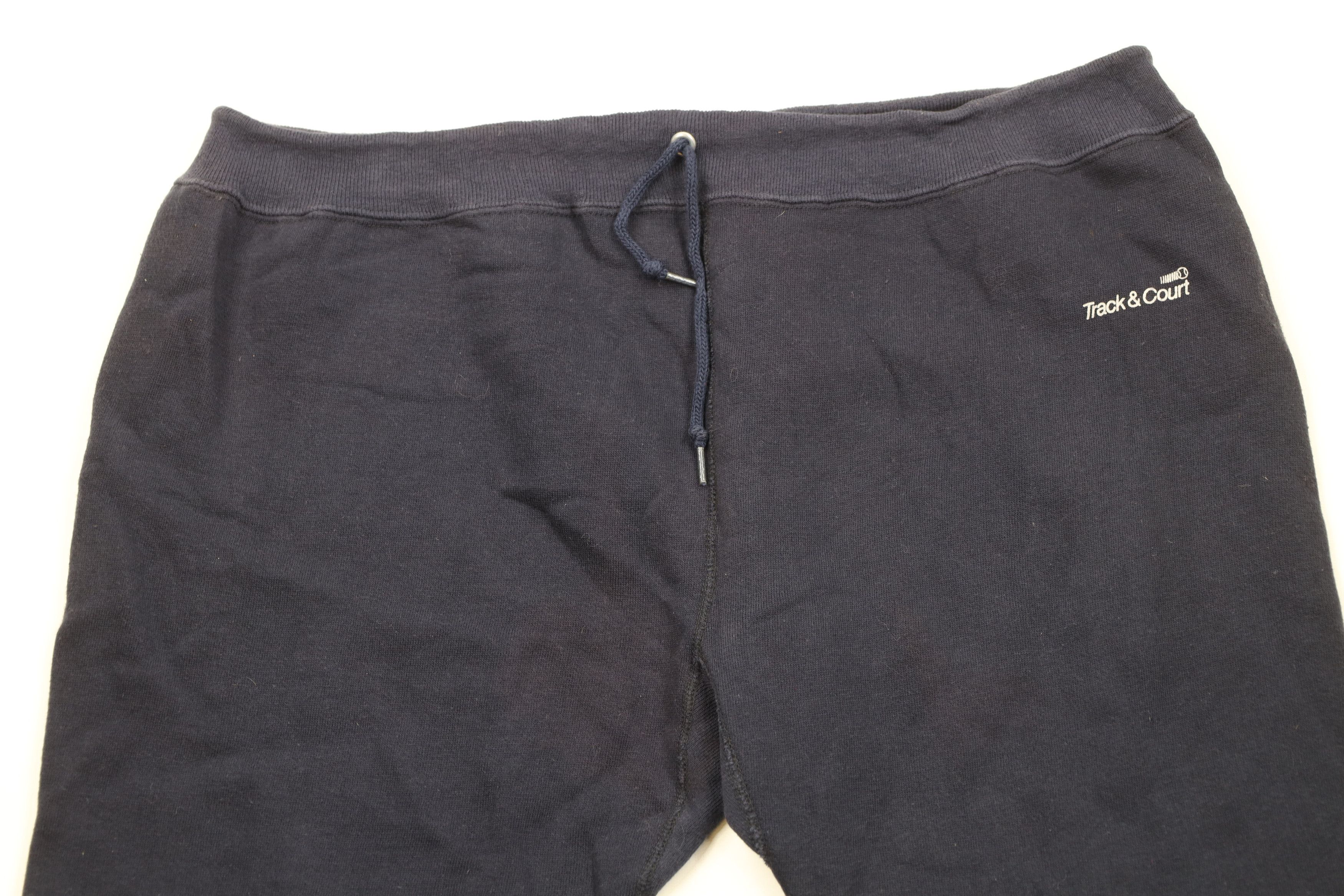 Vintage Vintage 70s 80s Streetwear Sweatpants Joggers Pants Blue USA Size US 38 / EU 54 - 2 Thumbnail