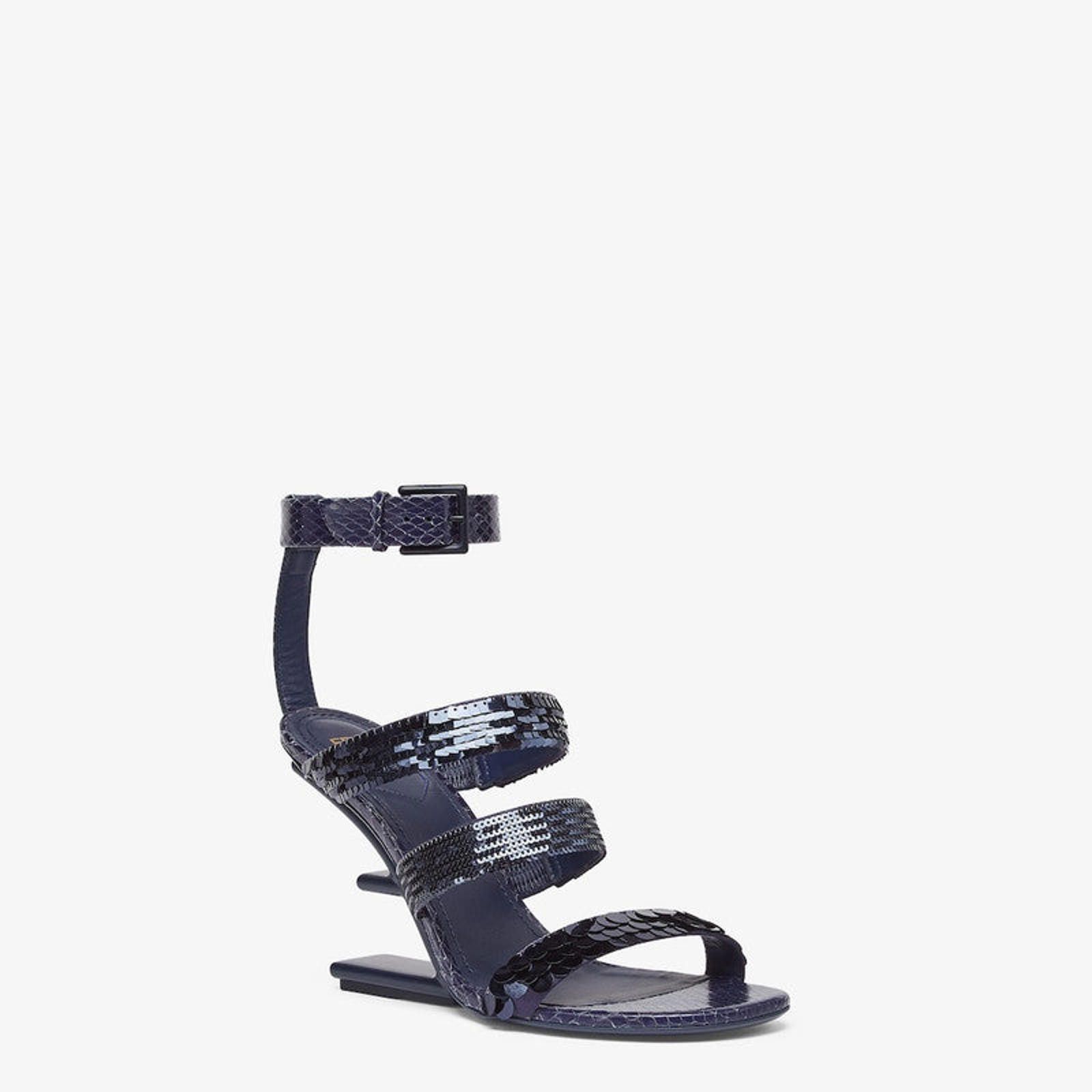 Fendi Fendi First Sequins Sandals Size US 7.5 / IT 37.5 - 2 Thumbnail