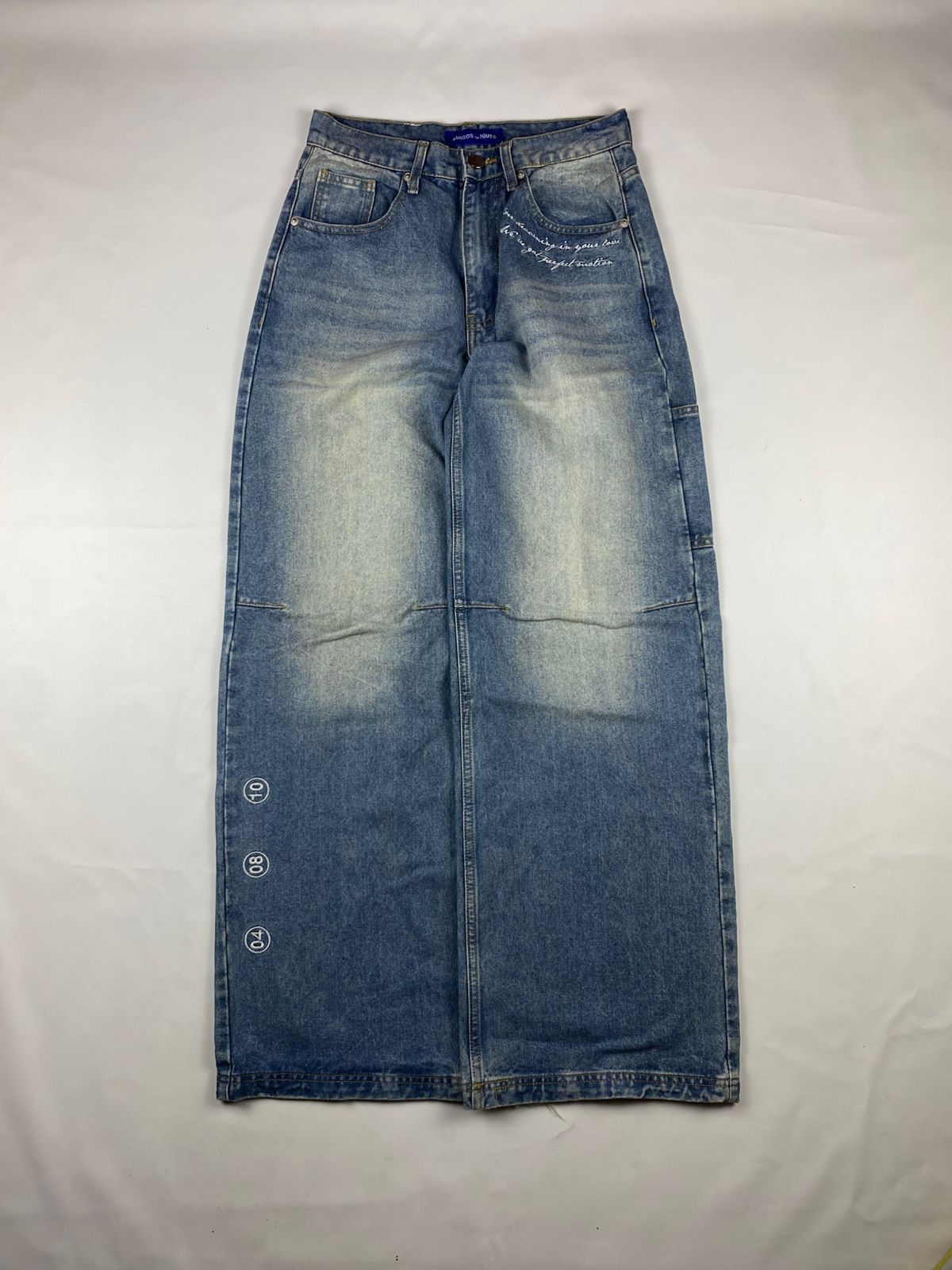 Vintage AMIGOS de NIMES Denim Long Pants Size US 28 / EU 44 - 1 Thumbnail