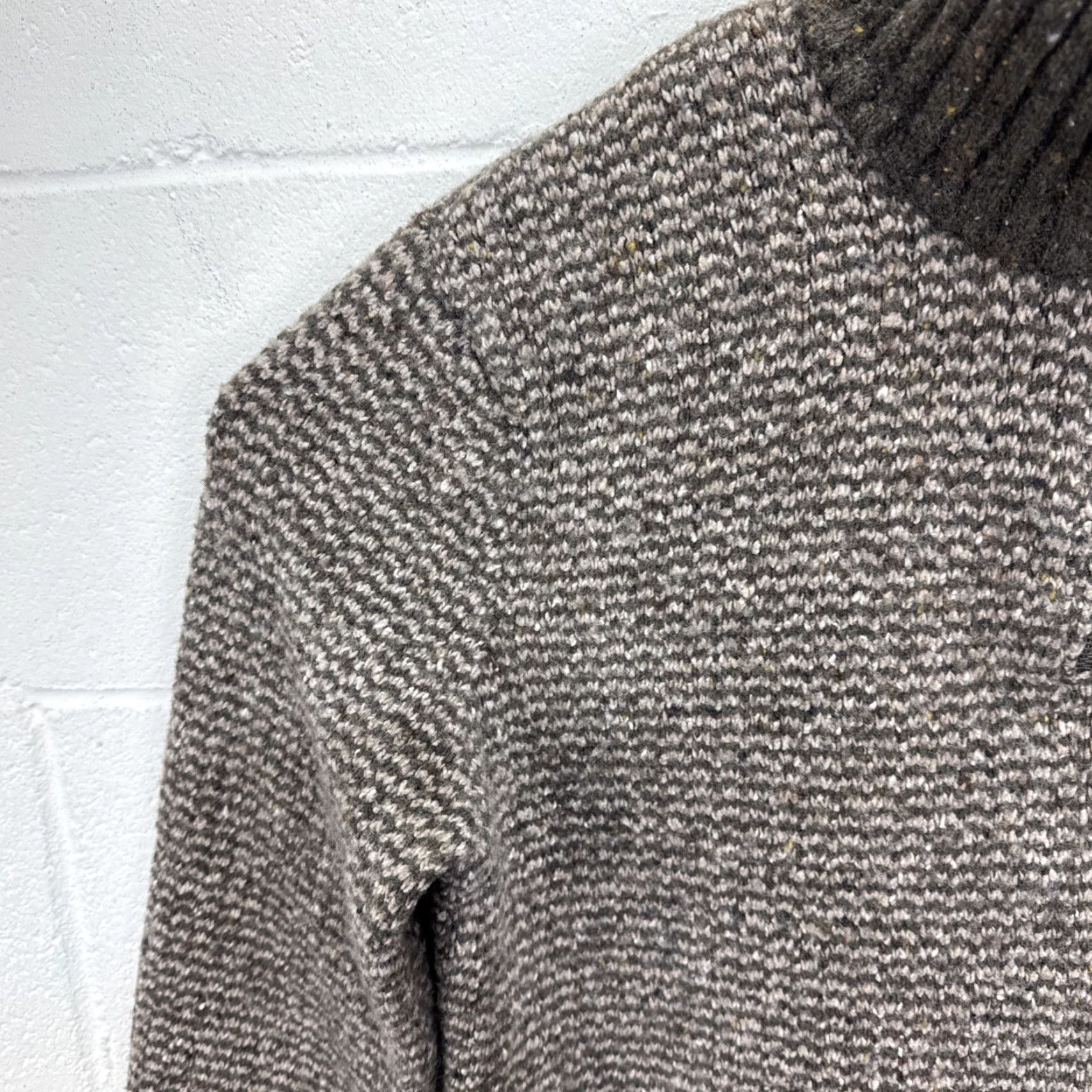 Gap VINTAGE Gap Sweater Men's Medium Brown Knit Wool Blend Quarter Zip Y2K Mens Size US M / EU 48-50 / 2 - 4 Thumbnail