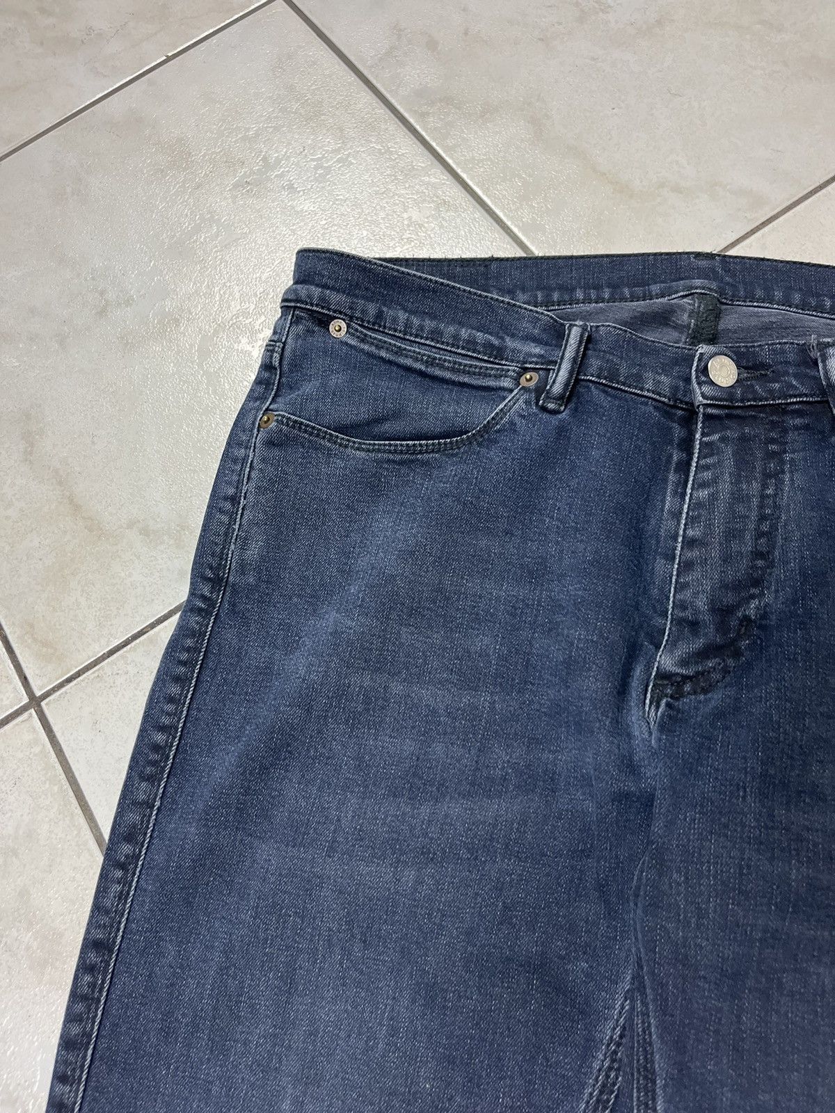 Acne Studios Acne Studios Max Blue Black FW20 classic jeans pants denim Size US 34 / EU 50 - 7 Thumbnail