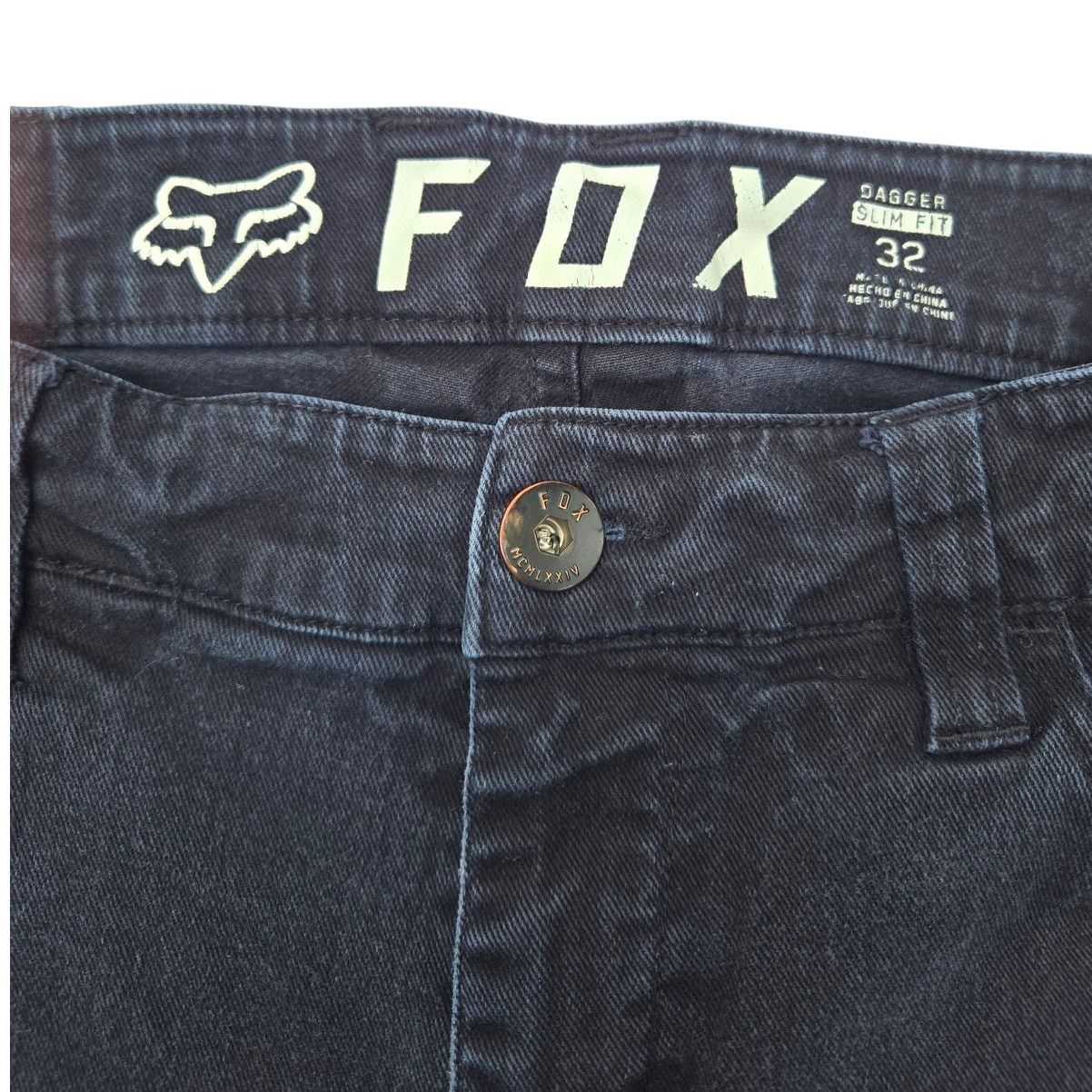 Fox Racing Fox Racing | Black, Dagger Slim Fit Jeans | Size 32 Size US 32 / EU 48 - 2 Thumbnail