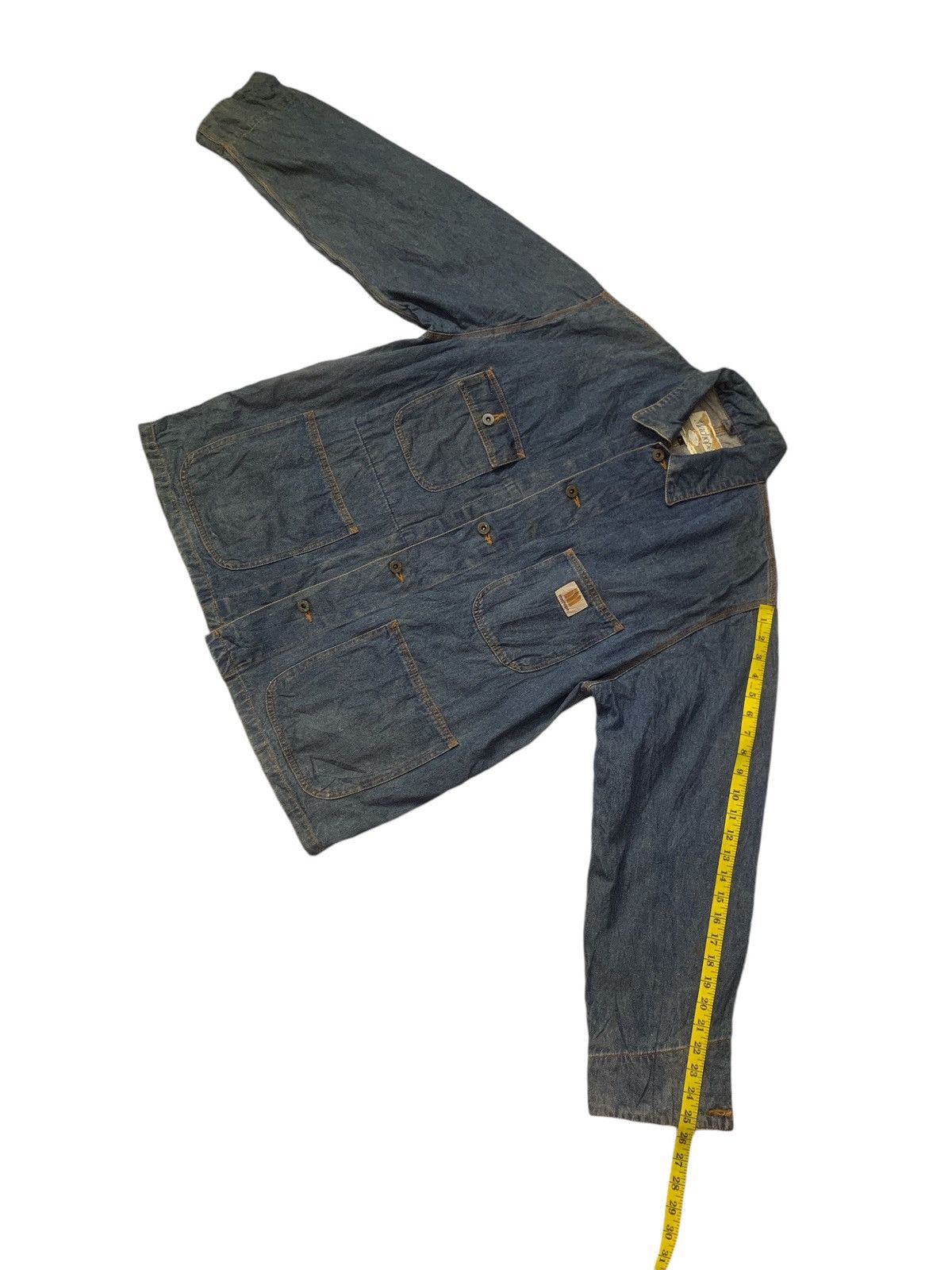 Japanese Brand Rare Design Vintage Machope Chore Denim Jackets Size US L / EU 52-54 / 3 - 12 Thumbnail