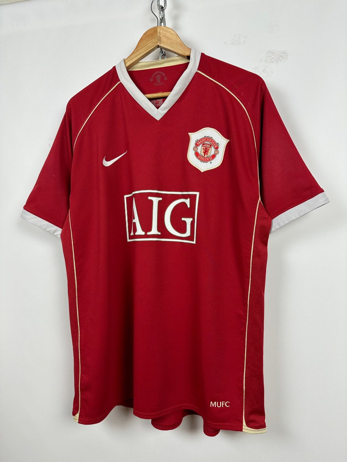 Nike 2006/07 Nike Manchester United Vintage Soccer Jersey Size US XL / EU 56 / 4 - 3 Thumbnail