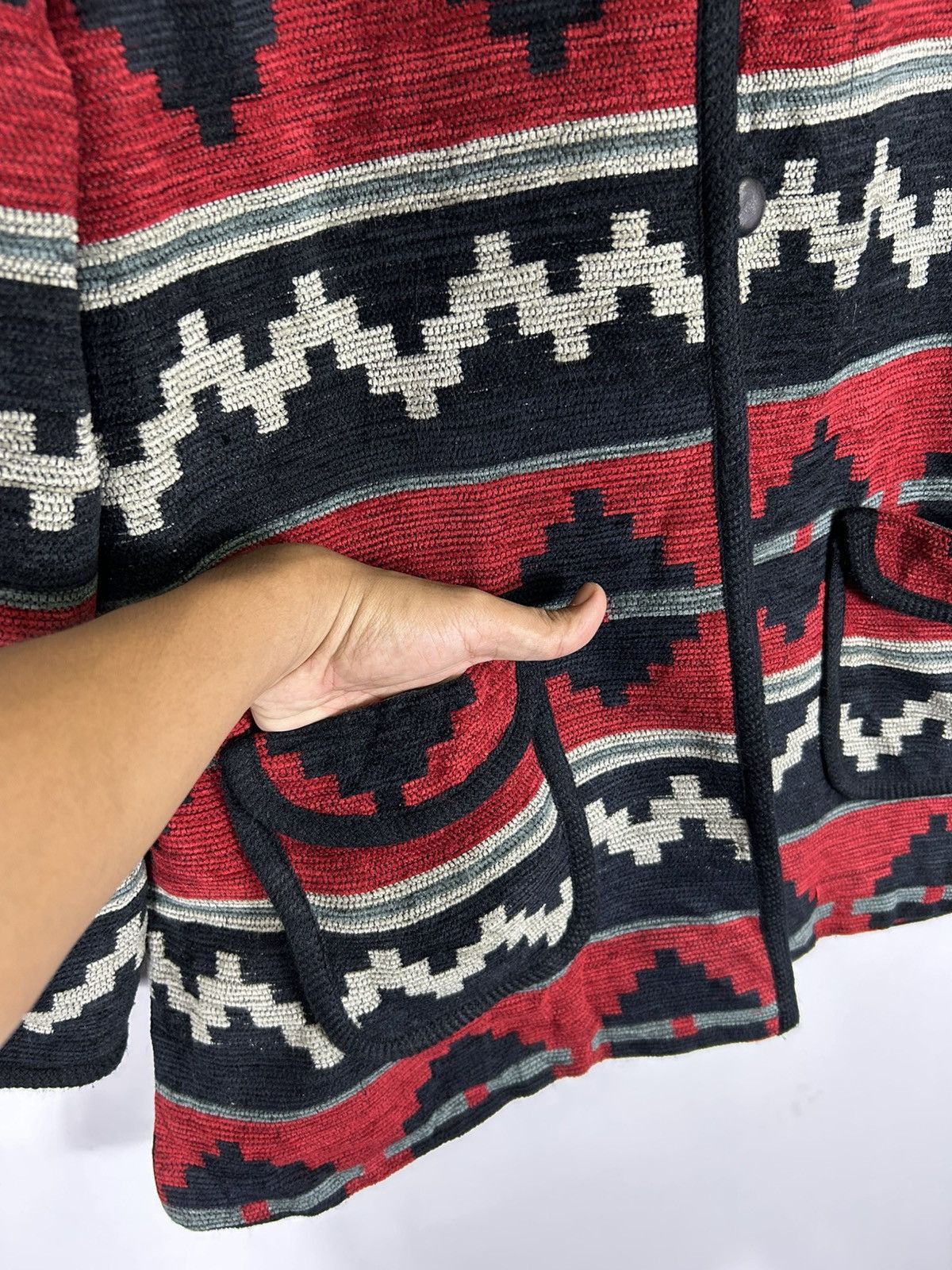 Japanese Brand × Native × Vintage ⚡️Vintage Visuto Su Southwestern Button Jacket Size L / US 10 / IT 46 - 6 Thumbnail