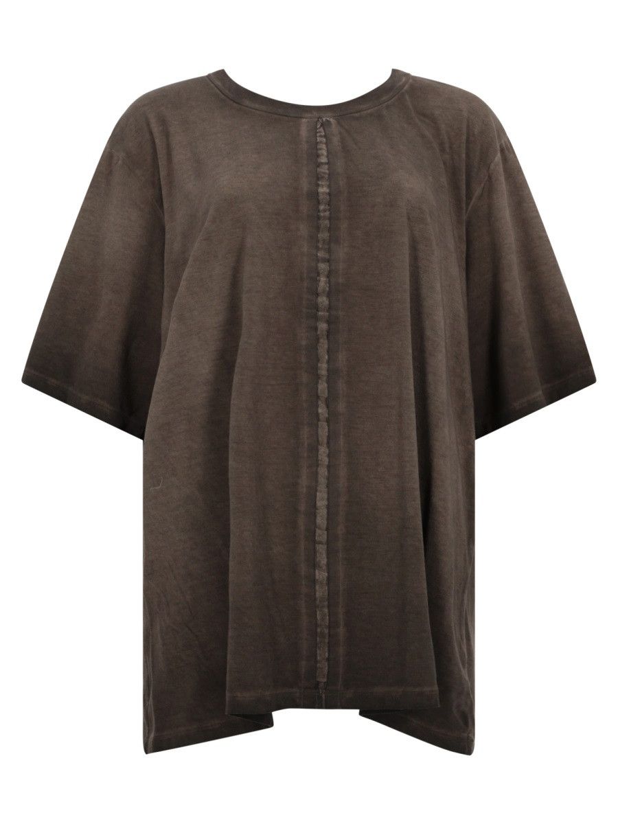 Uma Wang UMA WANG "OVERDYED" T-SHIRT - BROWN Size US S / EU 44-46 / 1 - 1 Thumbnail