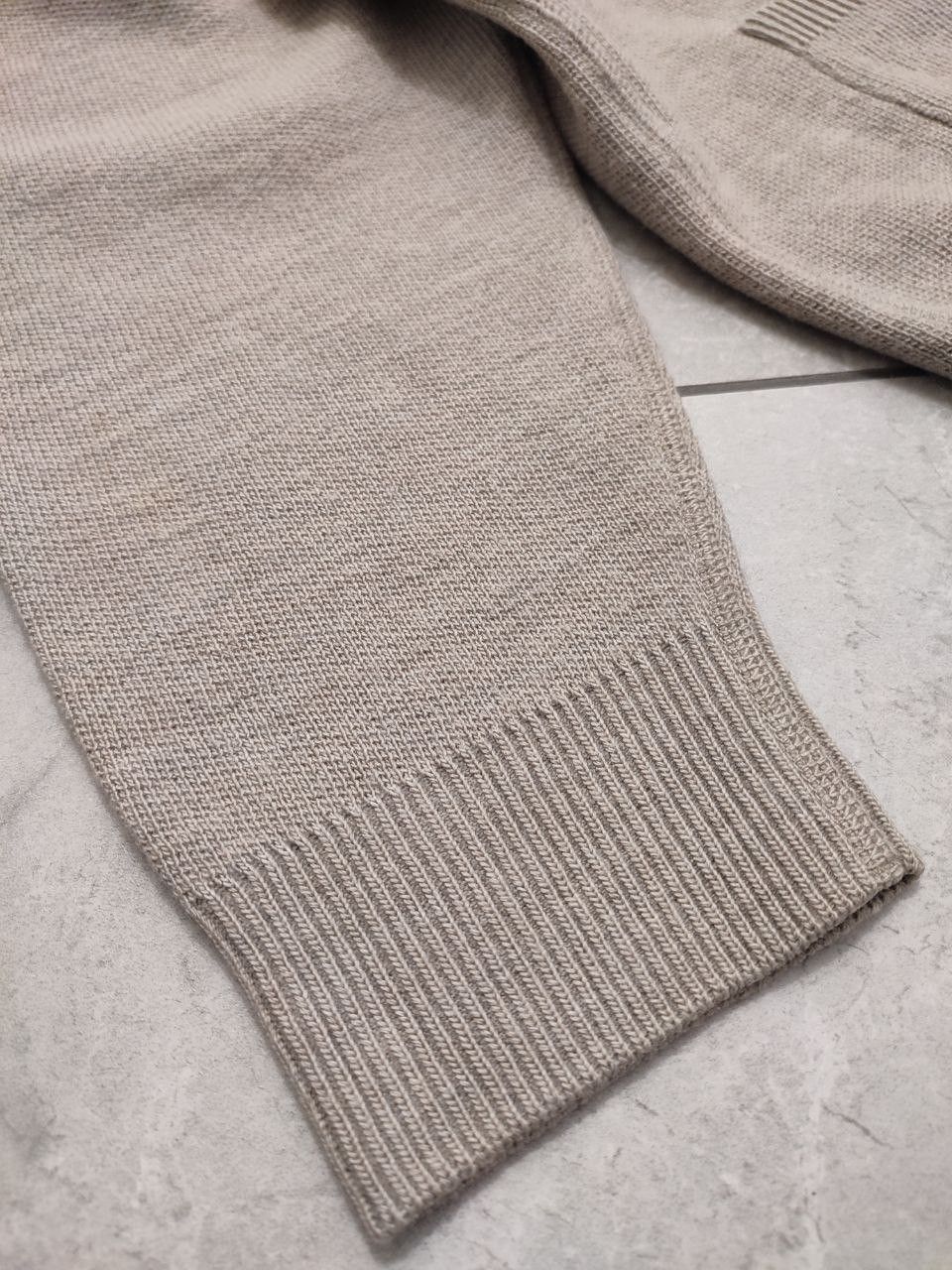 Lacoste Lacoste Beige Button Up V neck Cardigan Sweater Jumper Size US XL / EU 56 / 4 - 7 Thumbnail
