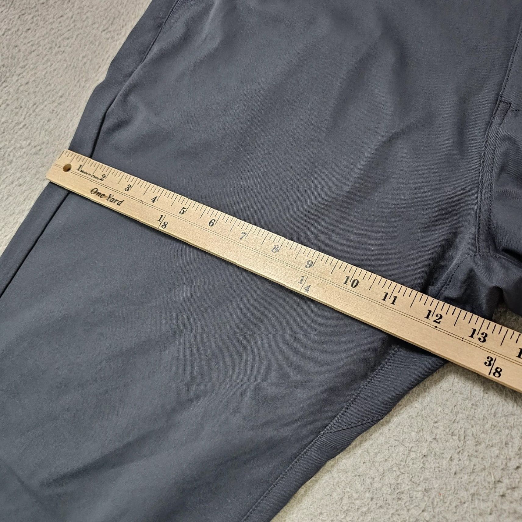 Vintage VINTAGE: No — Jack Archer Pants Mens 35x28 Deep Blue Straight Fit Chino Casual Tech Travel Size US 35 - 4 Thumbnail