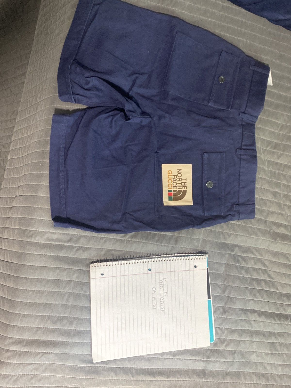 Gucci × The North Face Gucci x TheNorthFace navy shorts Size US 30 / EU 46 - 6 Thumbnail