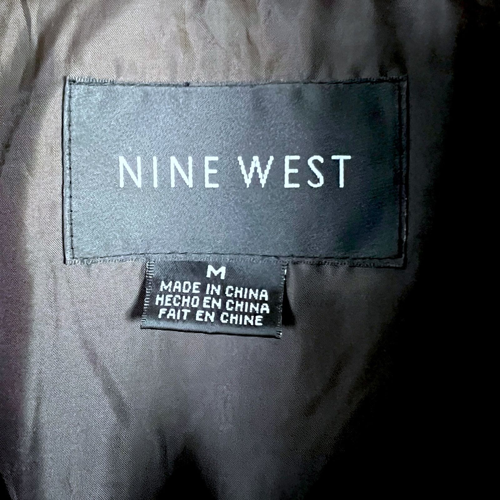 Nine West Nine West Women's Medium Brown Stand Collar Down Puffer Coat Size M / US 6-8 / IT 42-44 - 5 Thumbnail
