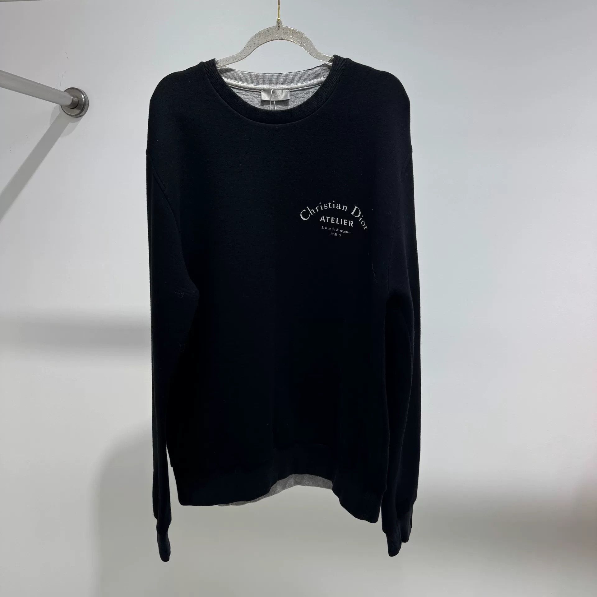 Dior Dior Space Cotton Two-Tone Slogan Sweatshirt L Size US L / EU 52-54 / 3 - 1 Thumbnail