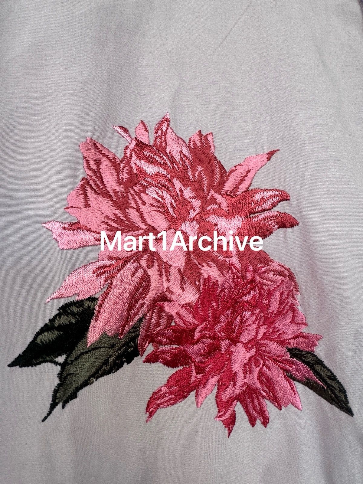Yohji Yamamoto Yohji Yamamoto S’yte Light Purple Floral Embroidered Shirt Size US L / EU 52-54 / 3 - 4 Thumbnail