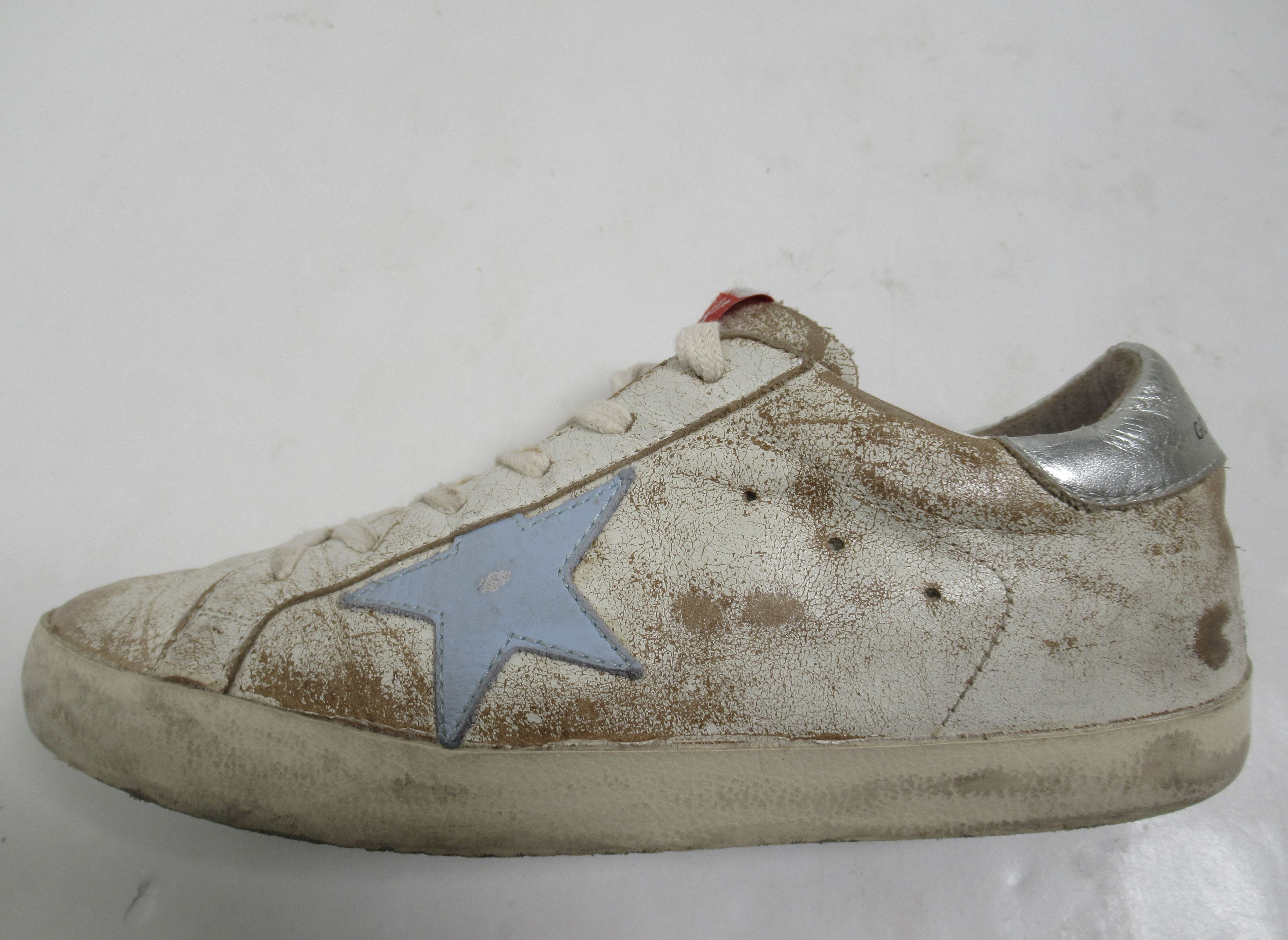 Golden Goose Golden Goose Women's Super-Star Distressed Sneaker Size US 9 / IT 39 - 6 Thumbnail