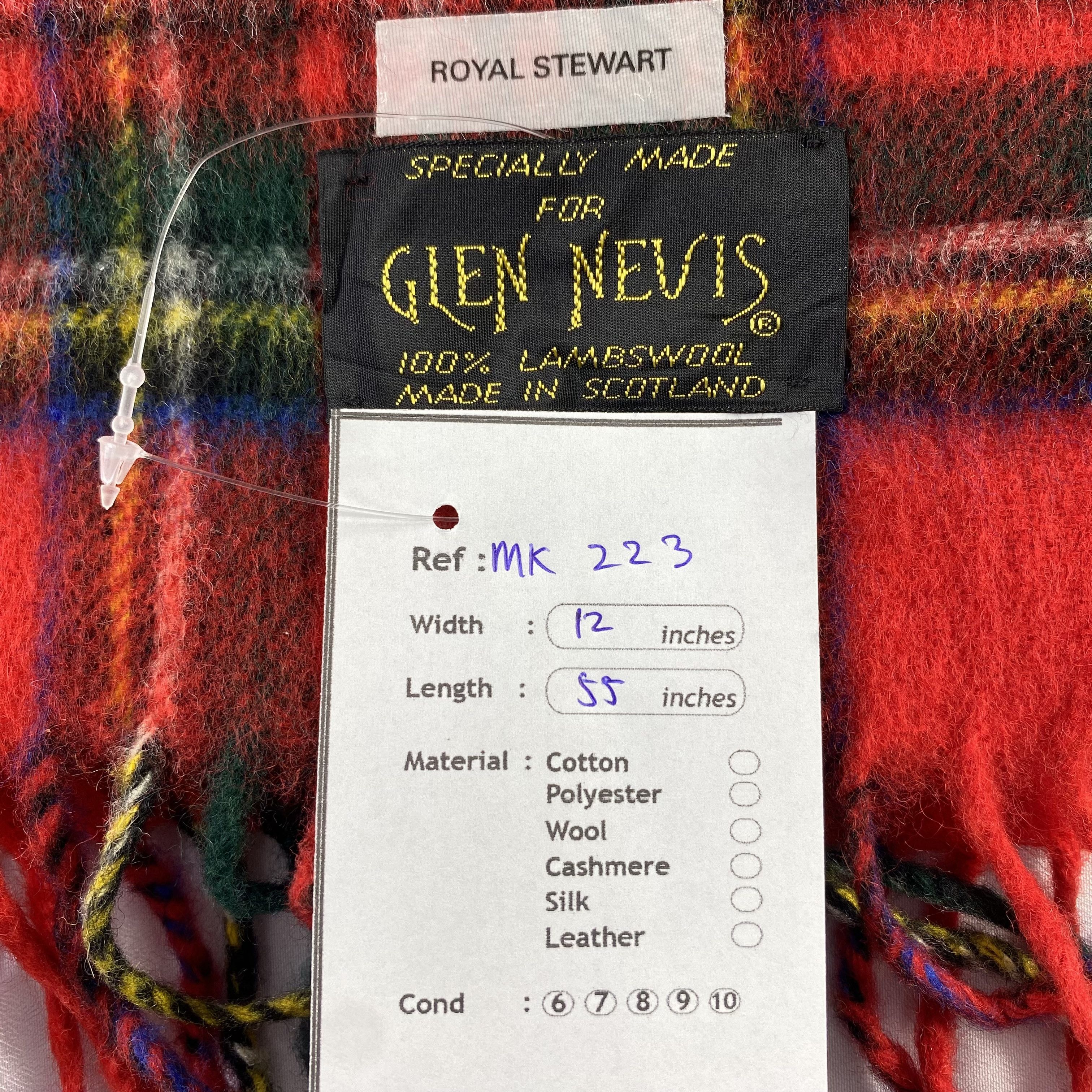 Designer Glen Nevis Scarf / Muffler / Neckwear Size ONE SIZE - 5 Thumbnail