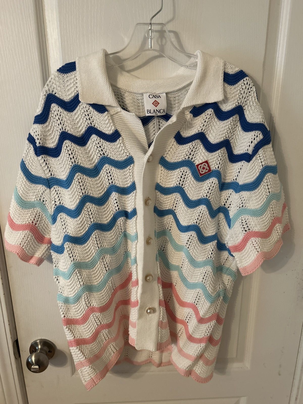 Casablanca Casablanca Wave Knitted Shirt Size US M / EU 48-50 / 2 - 1 Thumbnail