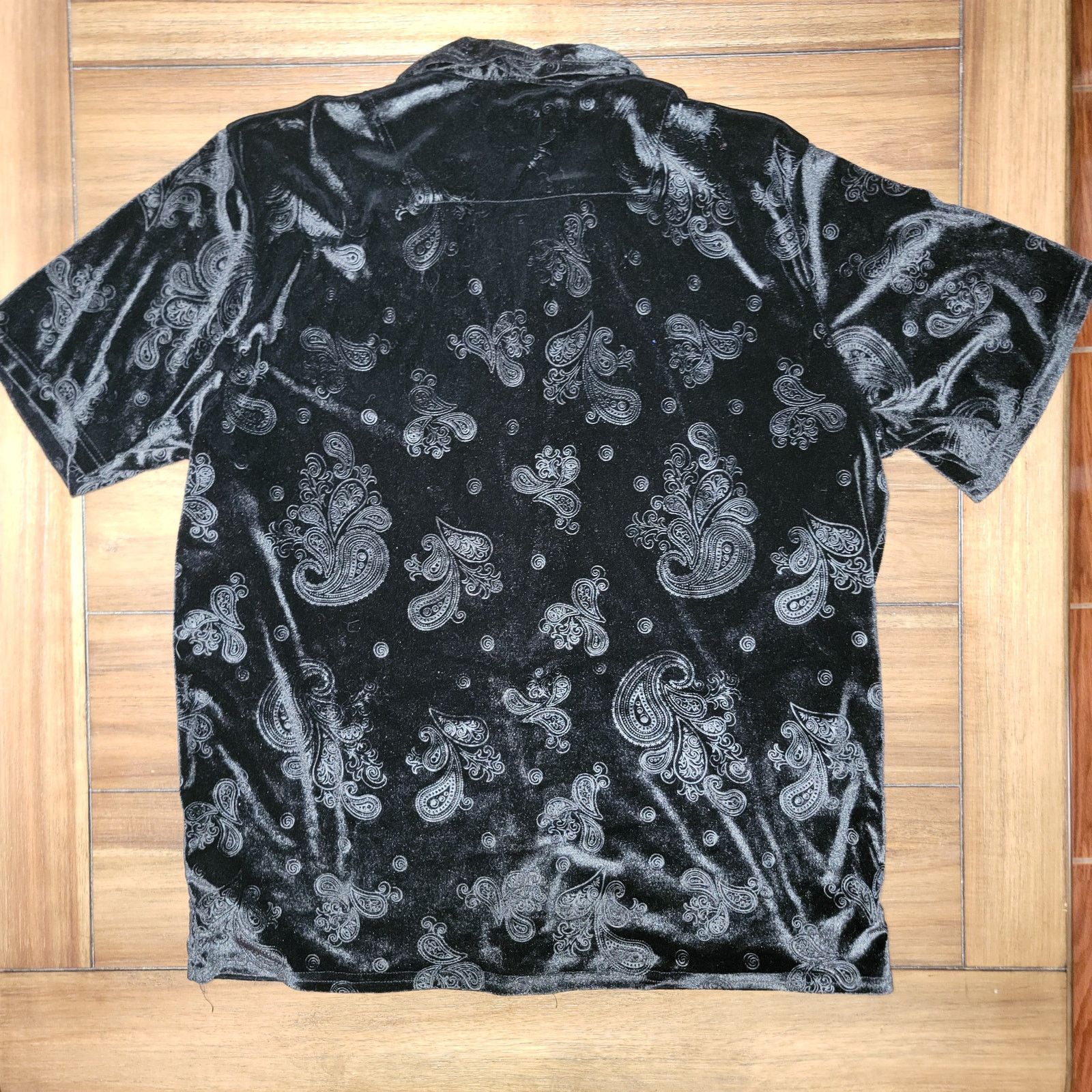 Other Plush Drill Co. Velvet Button Up w/ Paisley Design - Medium Size US M / EU 48-50 / 2 - 3 Thumbnail