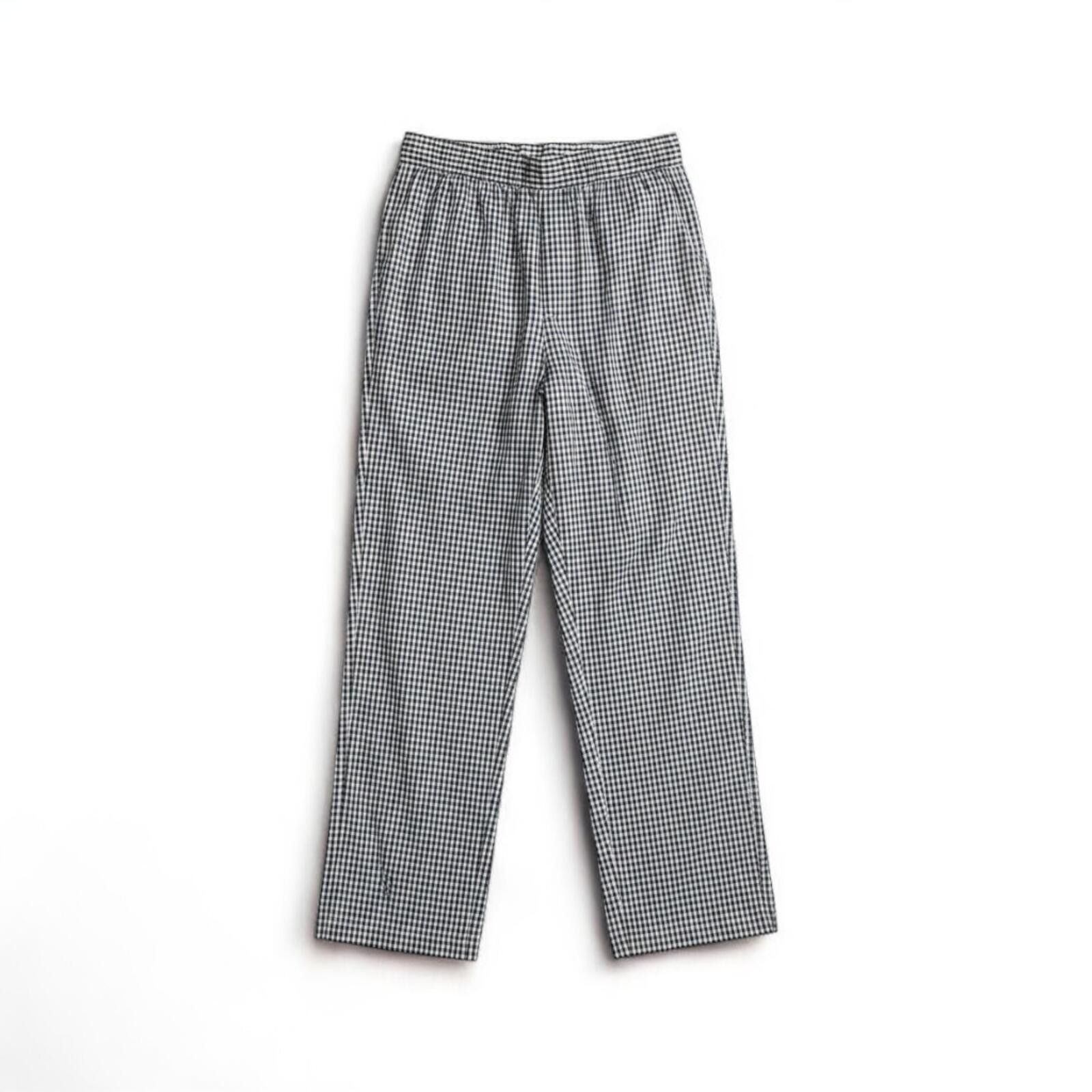 Other Mercer Culinary Black White Houndstooth Pants Womens Small Size 28" / US 6 / IT 42 - 1 Thumbnail