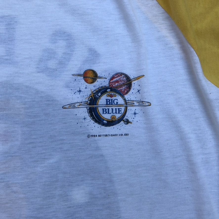 Vintage 1984 Labatt's Big Blue Canadarm Graphic 3/4 Sleeve Tee Size US M / EU 48-50 / 2 - 9 Thumbnail